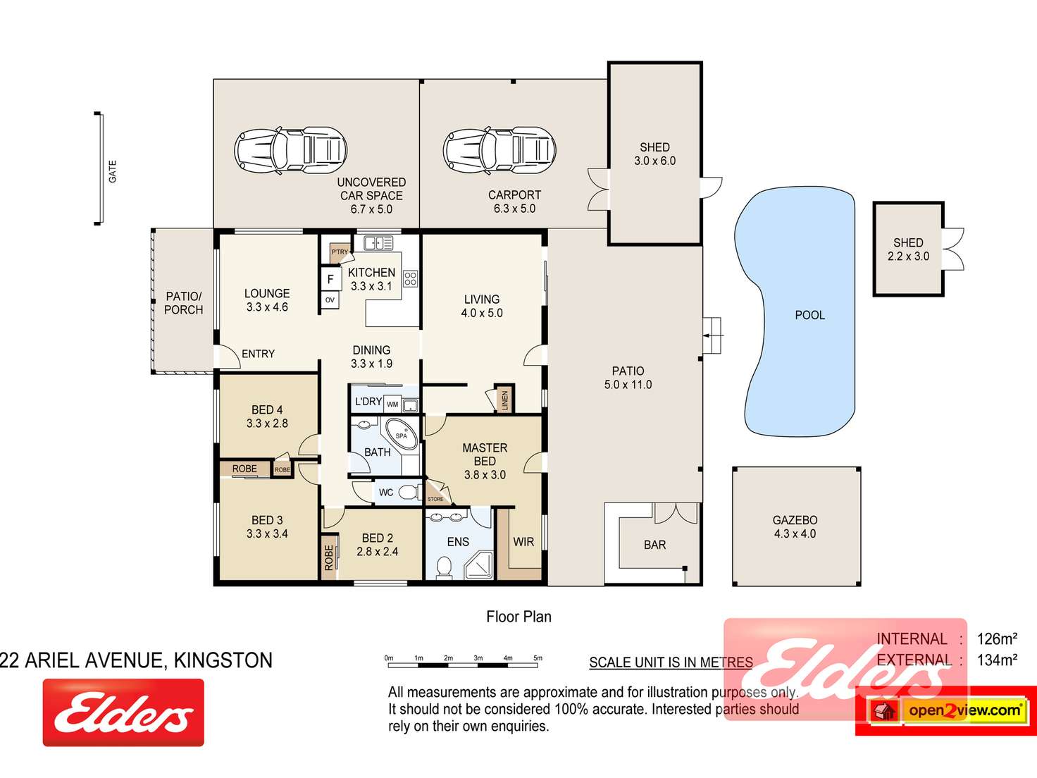 Floorplan of Homely house listing, 22 Ariel Avenue, Kingston QLD 4114