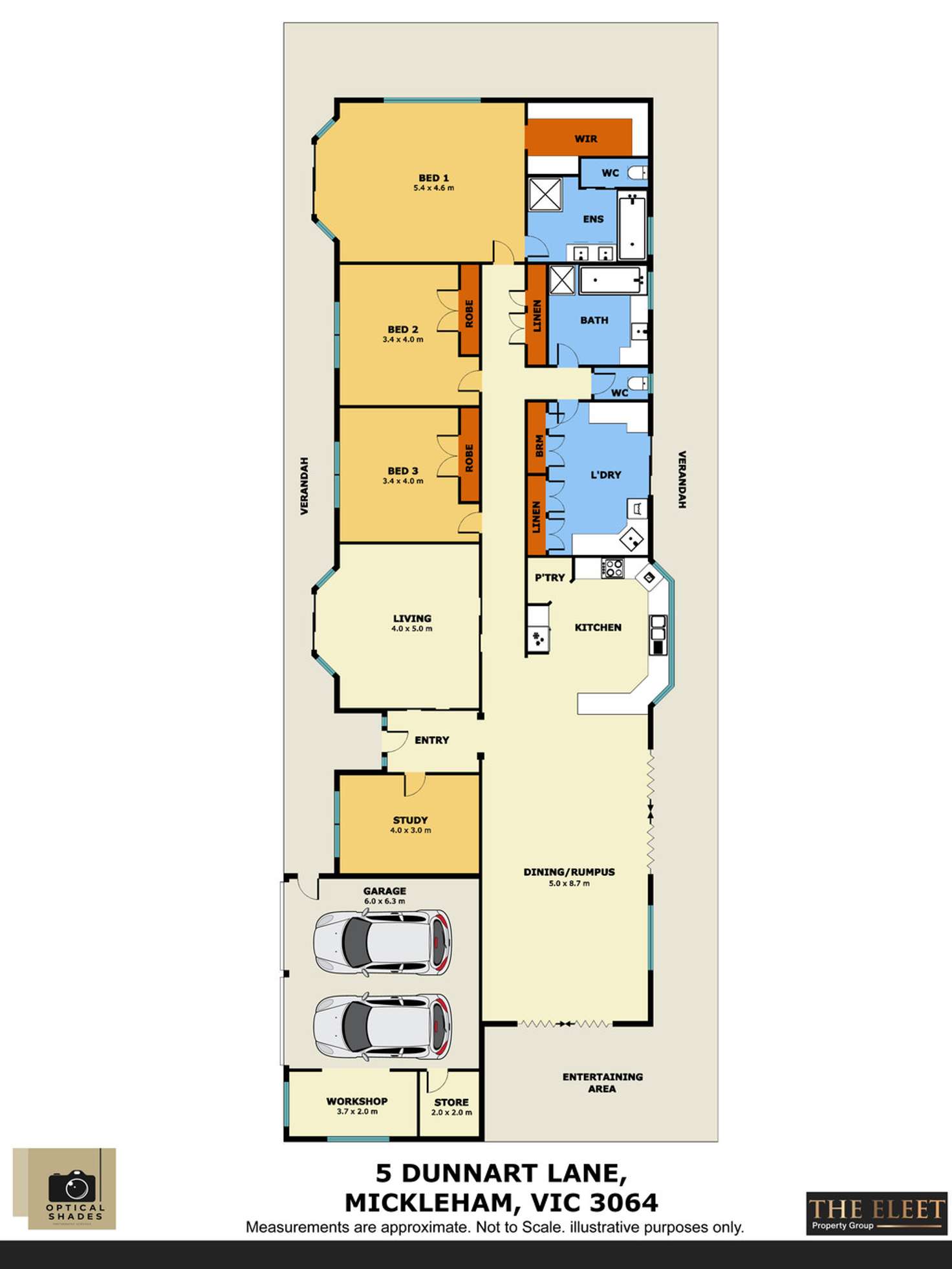 Floorplan of Homely house listing, 5 dunnart lane, Mickleham VIC 3064