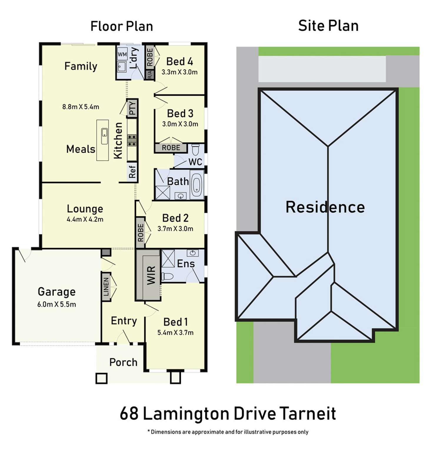 Floorplan of Homely house listing, 68 Lamington Drive, Tarneit VIC 3029