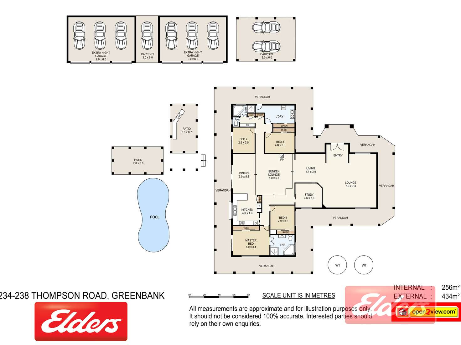 Floorplan of Homely house listing, 234 - 238 Thompson Road, Greenbank QLD 4124