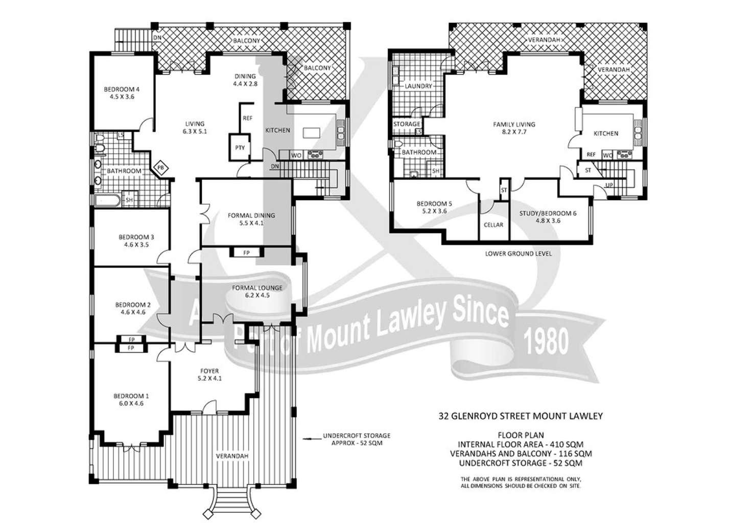 Floorplan of Homely house listing, 32 Glenroyd Street, Mount Lawley WA 6050