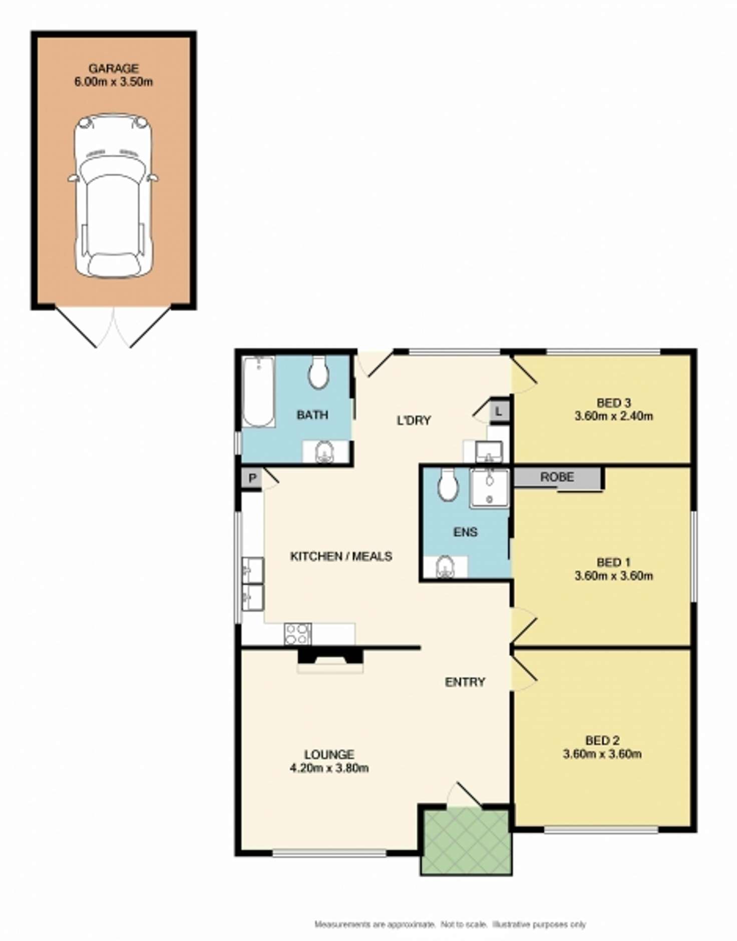 Floorplan of Homely house listing, 8 Barkly Street, Benalla VIC 3672