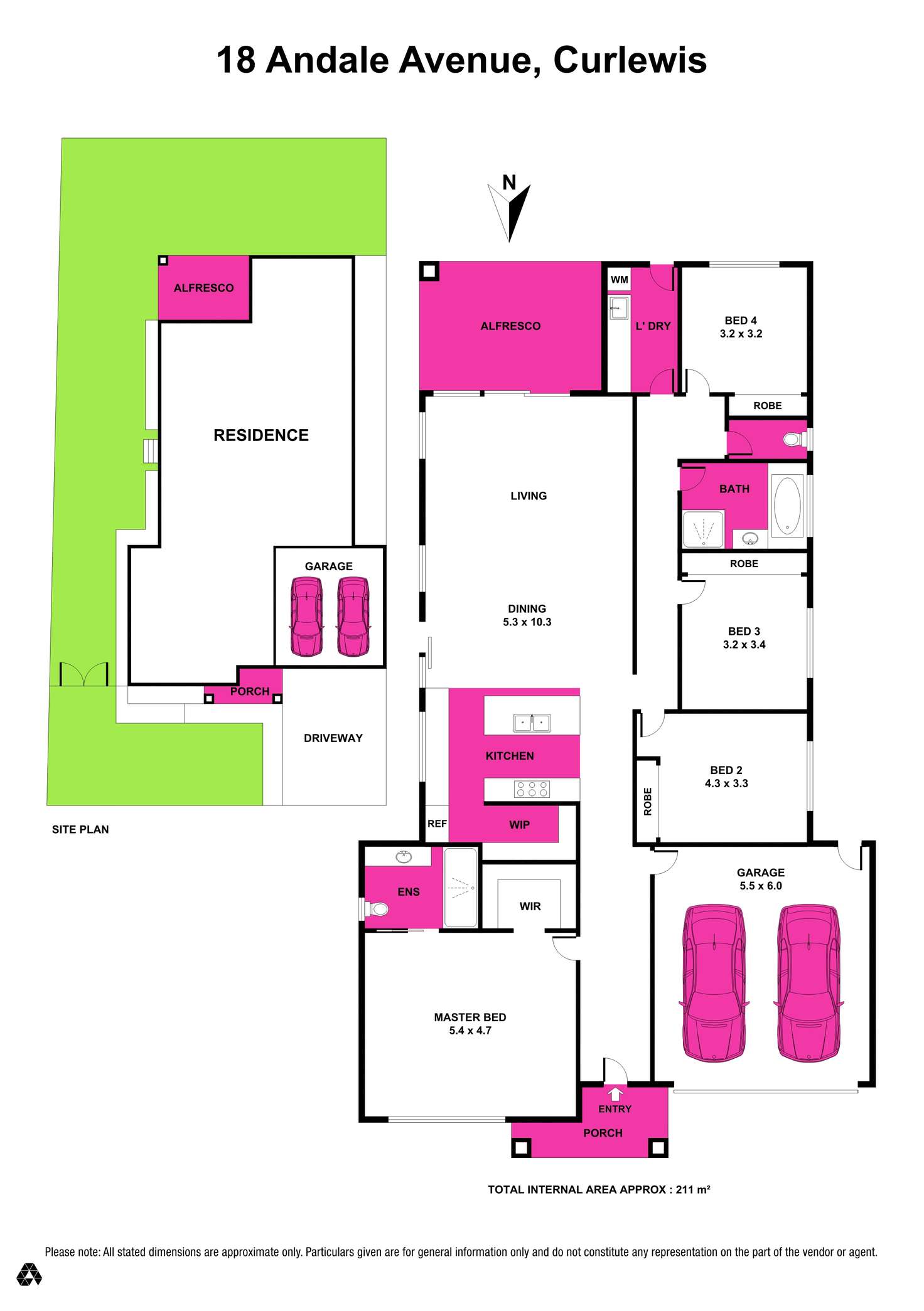 Floorplan of Homely house listing, 18 Andale Avenue, Curlewis VIC 3222