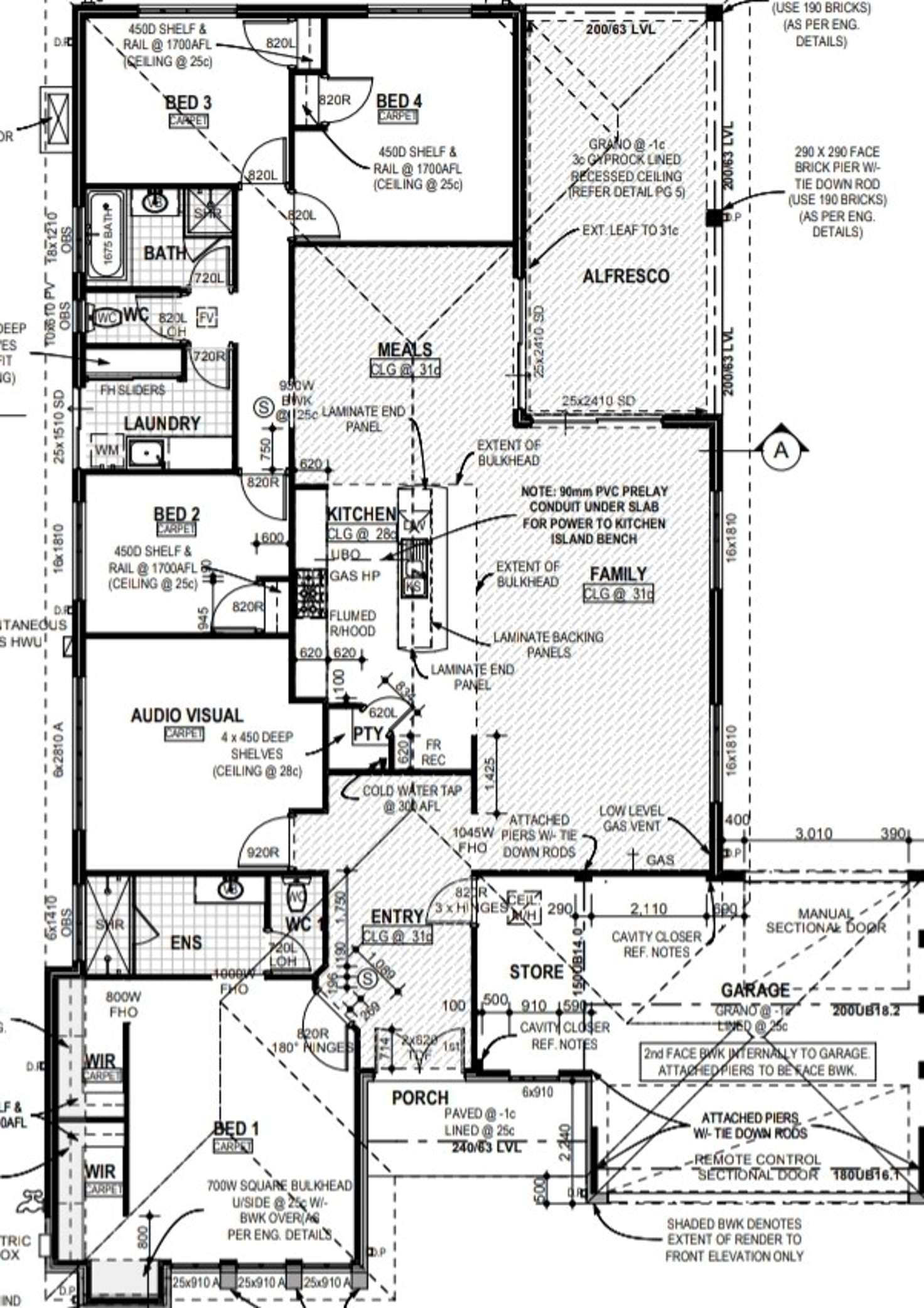 Floorplan of Homely house listing, 24 Chandala Turn, Ellenbrook WA 6069