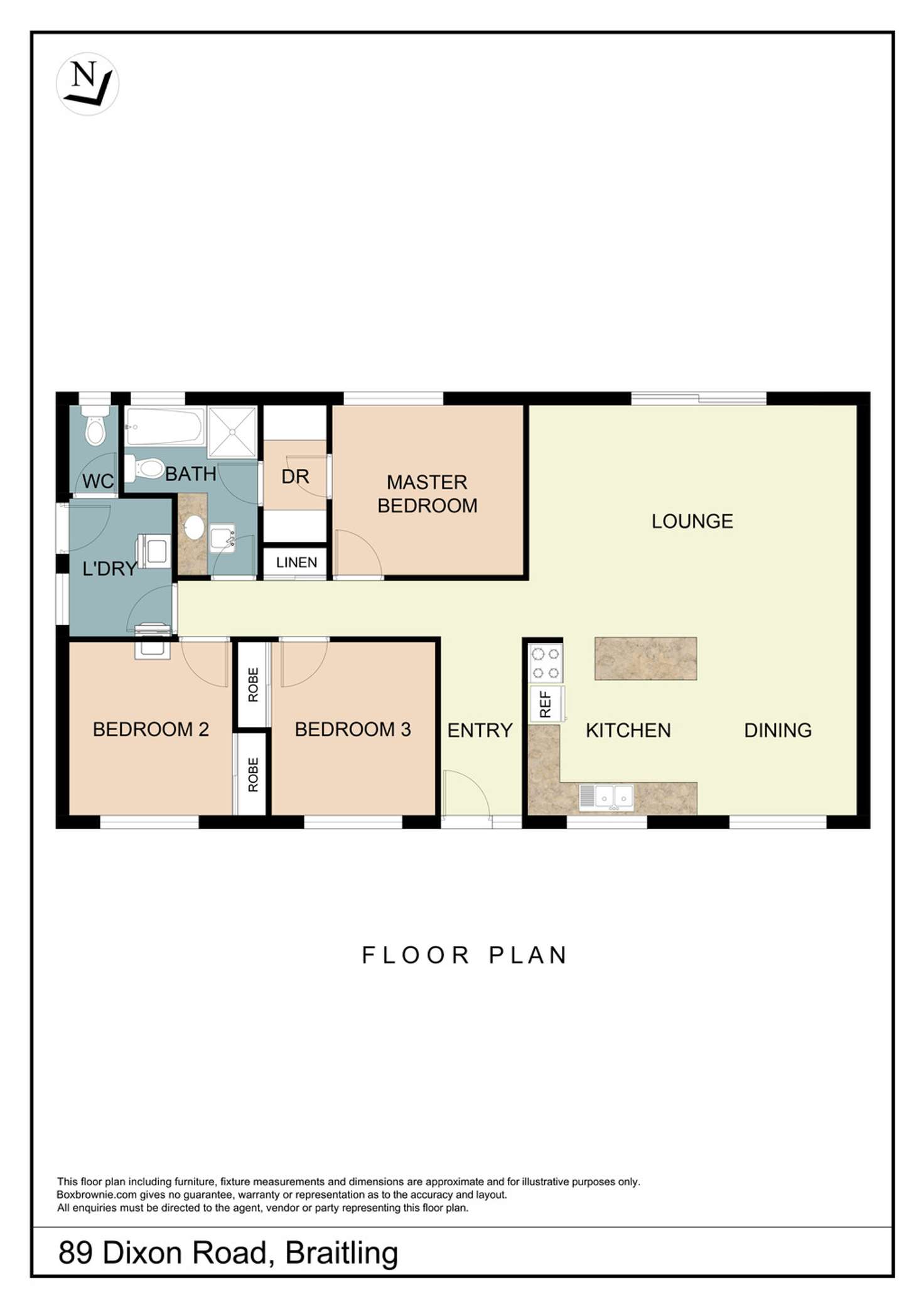Floorplan of Homely house listing, 89 Dixon Road, Braitling NT 870