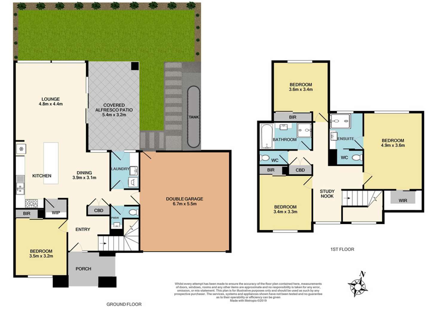 Floorplan of Homely townhouse listing, 2/83 Kathryn Road, Knoxfield VIC 3180