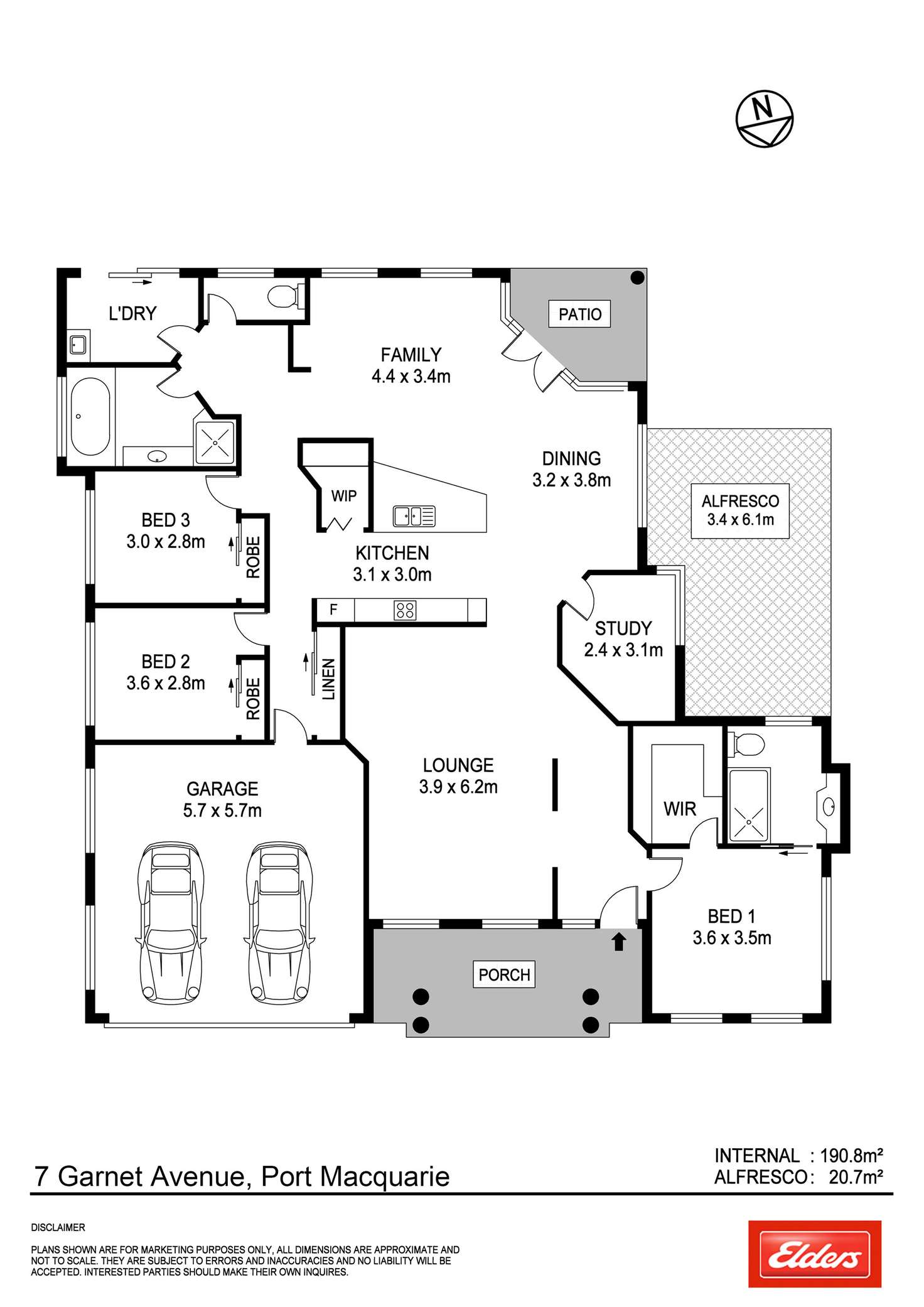 Floorplan of Homely house listing, 7 Garnet Avenue, Port Macquarie NSW 2444