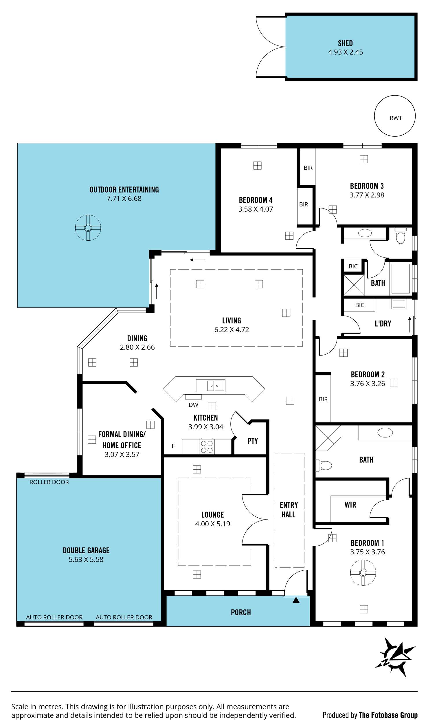 Floorplan of Homely house listing, 13 Torquay Drive, Seaford Rise SA 5169