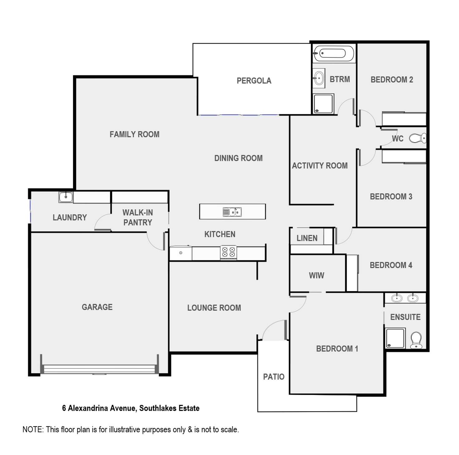 Floorplan of Homely house listing, 6 Alexandrina Avenue, Dubbo NSW 2830