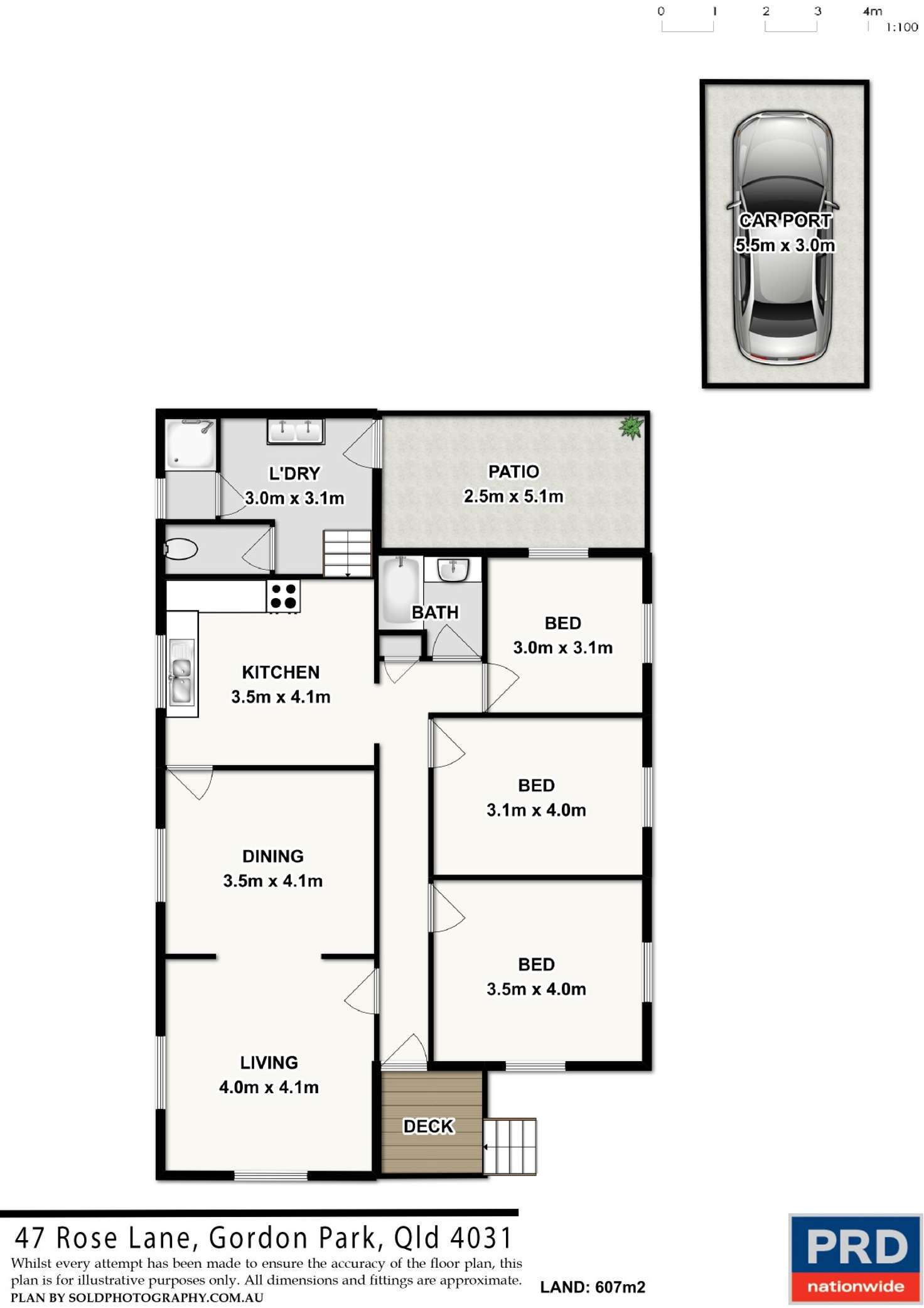 Floorplan of Homely house listing, 47 Rose Lane, Gordon Park QLD 4031
