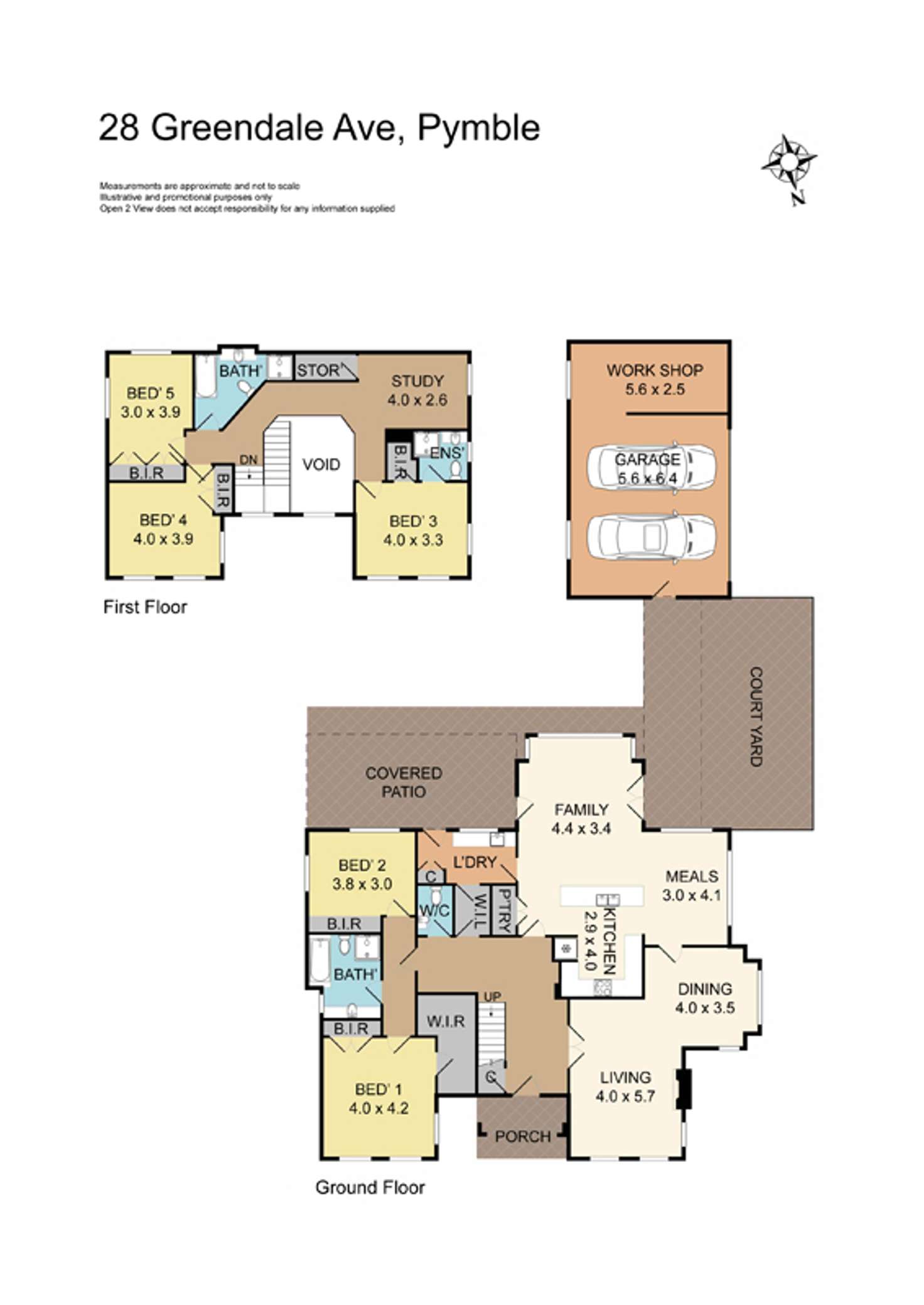 Floorplan of Homely house listing, 28 Greendale Avenue, Pymble NSW 2073