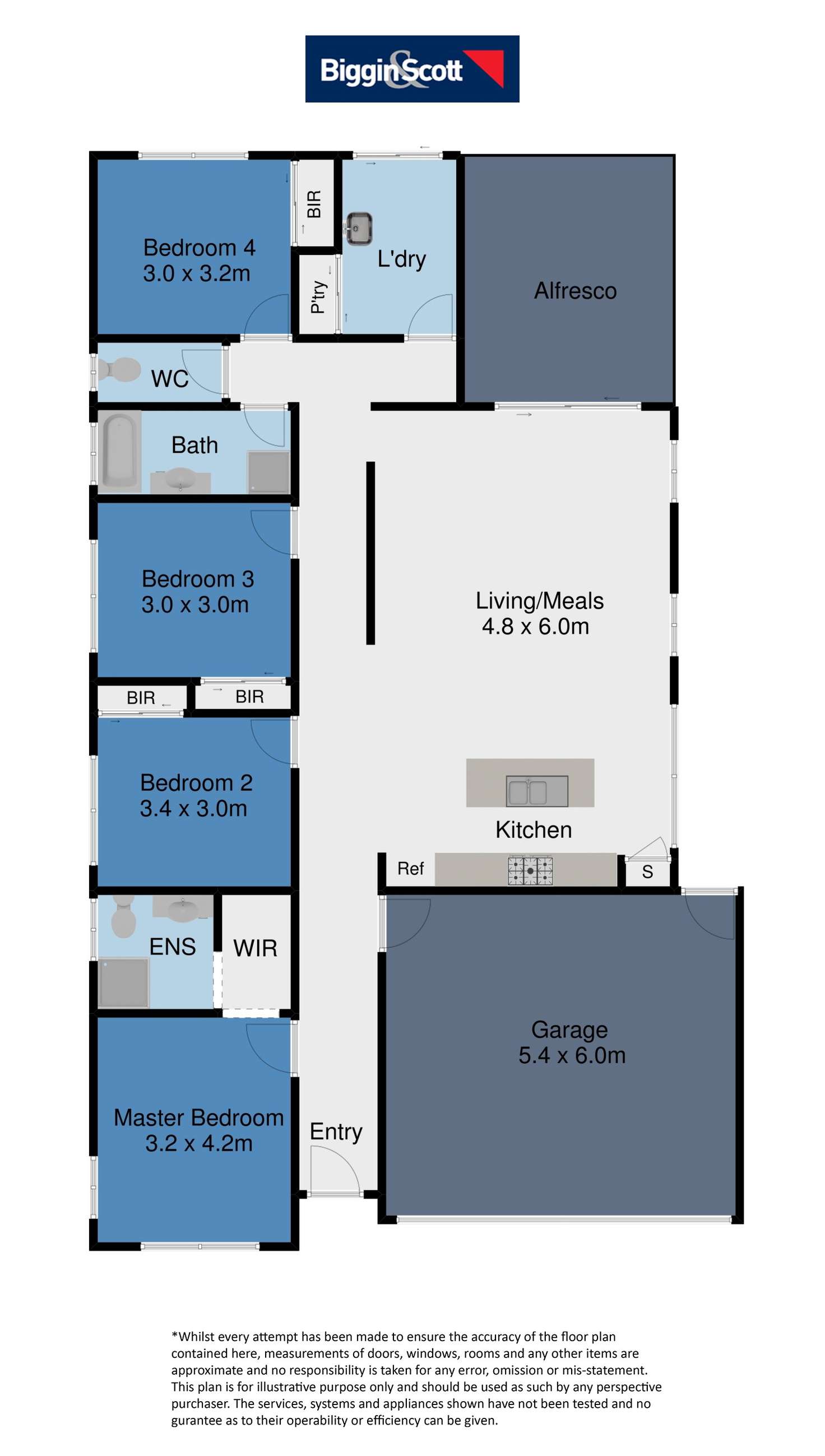 Floorplan of Homely house listing, 6 Sherford Way, Melton South VIC 3338