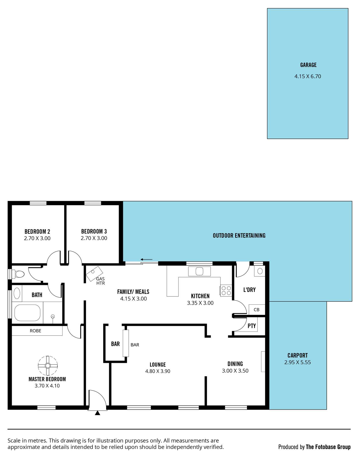 Floorplan of Homely house listing, 9 Wylpena Way, Reynella East SA 5161