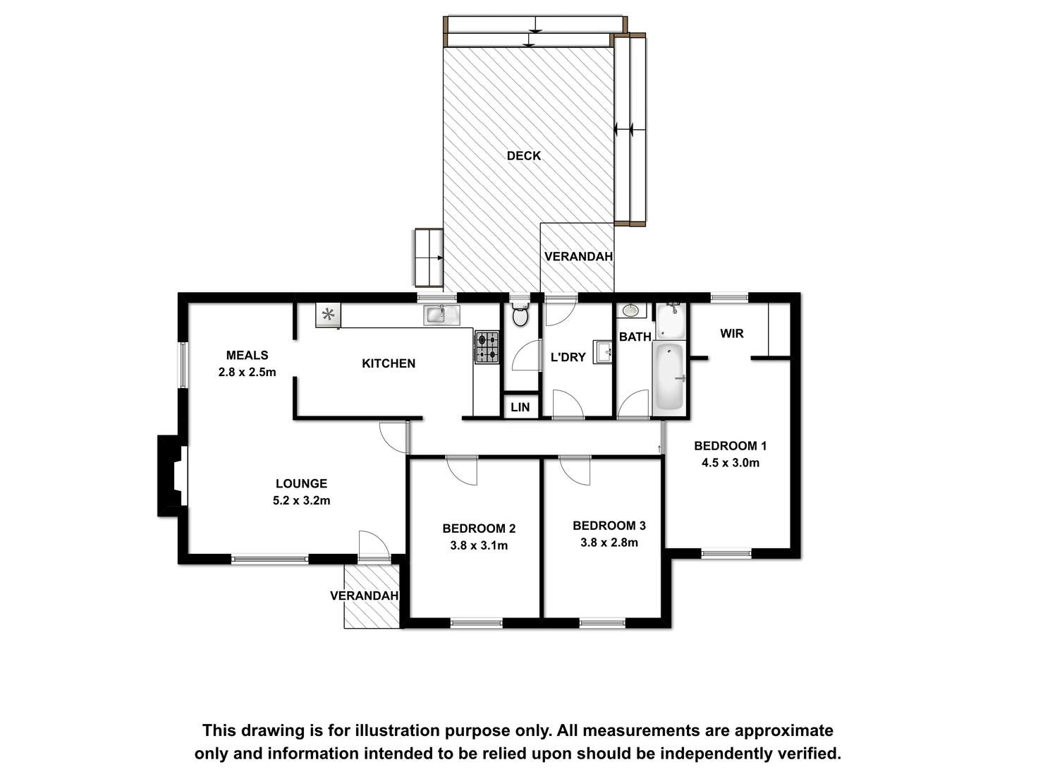 Floorplan of Homely house listing, 61 MEMORIAL DRIVE, Naracoorte SA 5271