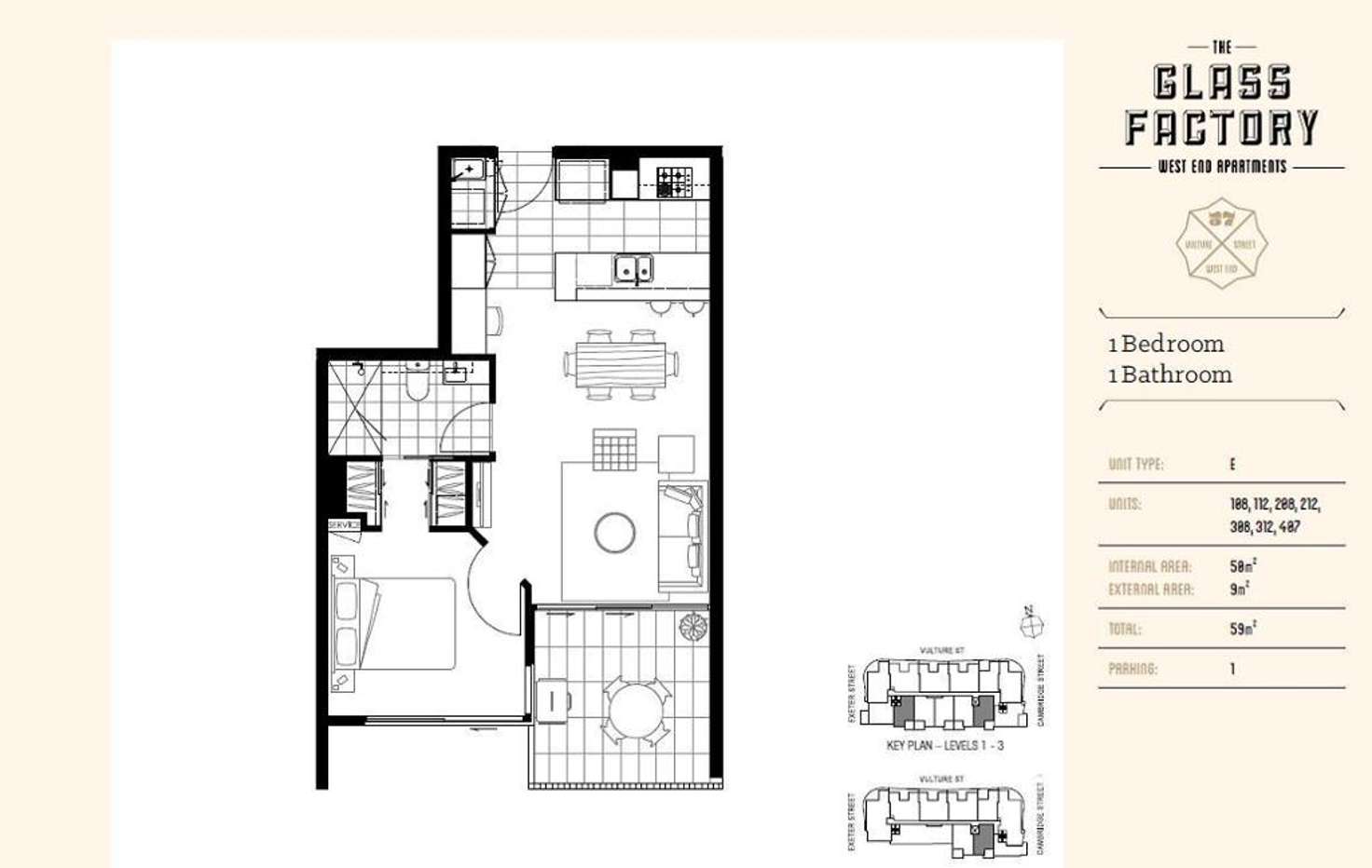 Floorplan of Homely apartment listing, 112/57 Vulture Street, West End QLD 4101