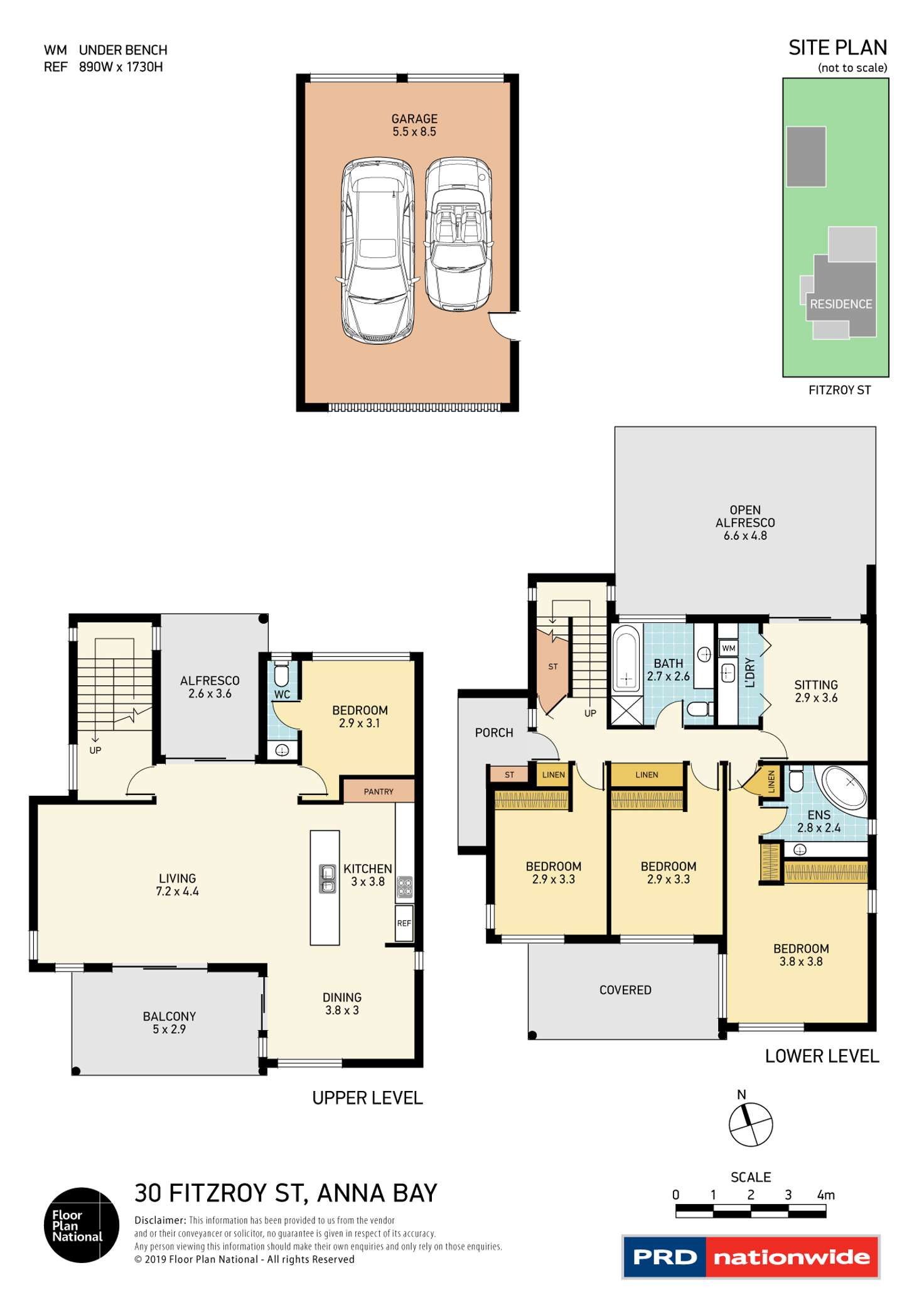 Floorplan of Homely house listing, 30 Fitzroy Street, Anna Bay NSW 2316