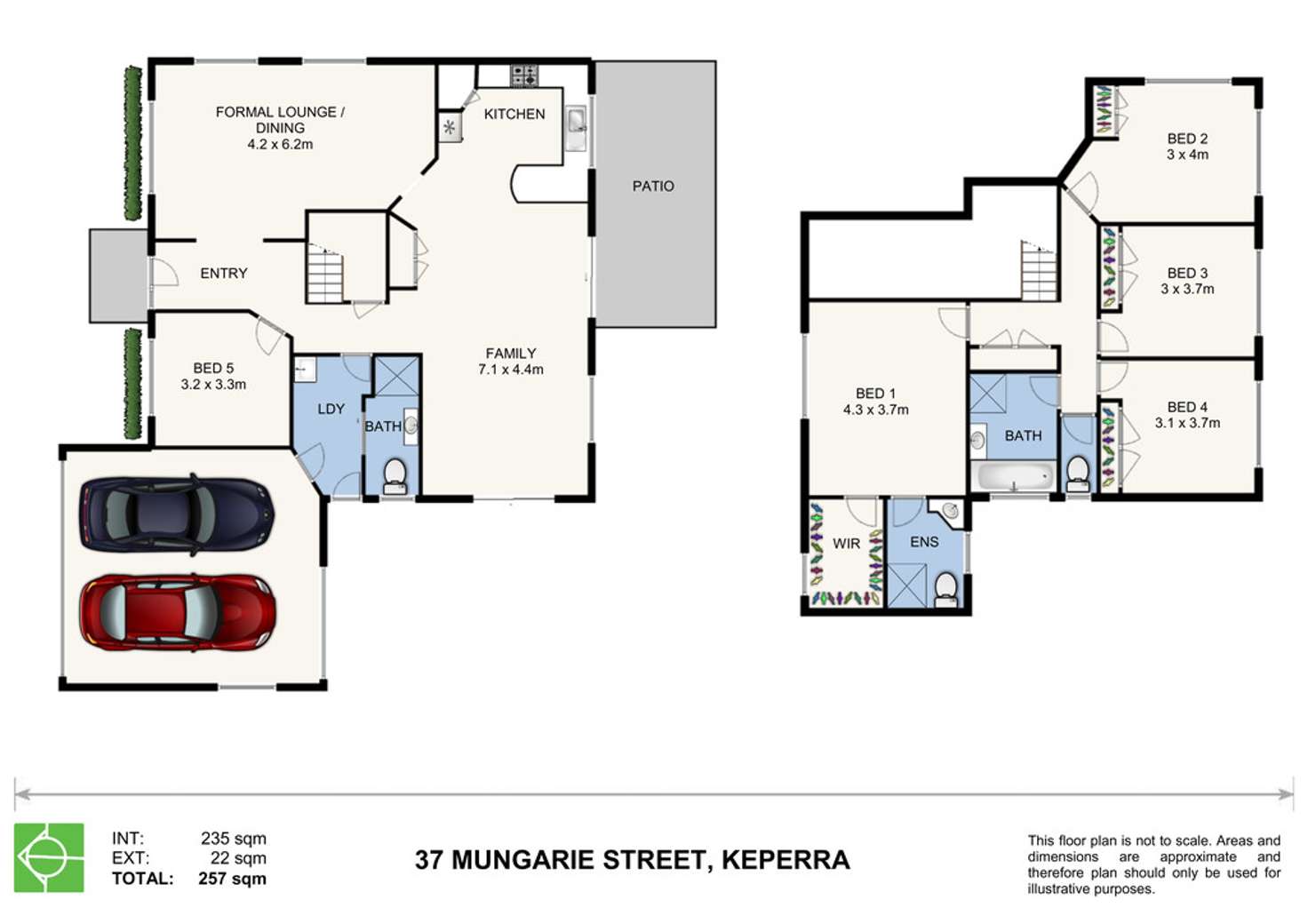 Floorplan of Homely house listing, 37 Mungarie Street, Keperra QLD 4054