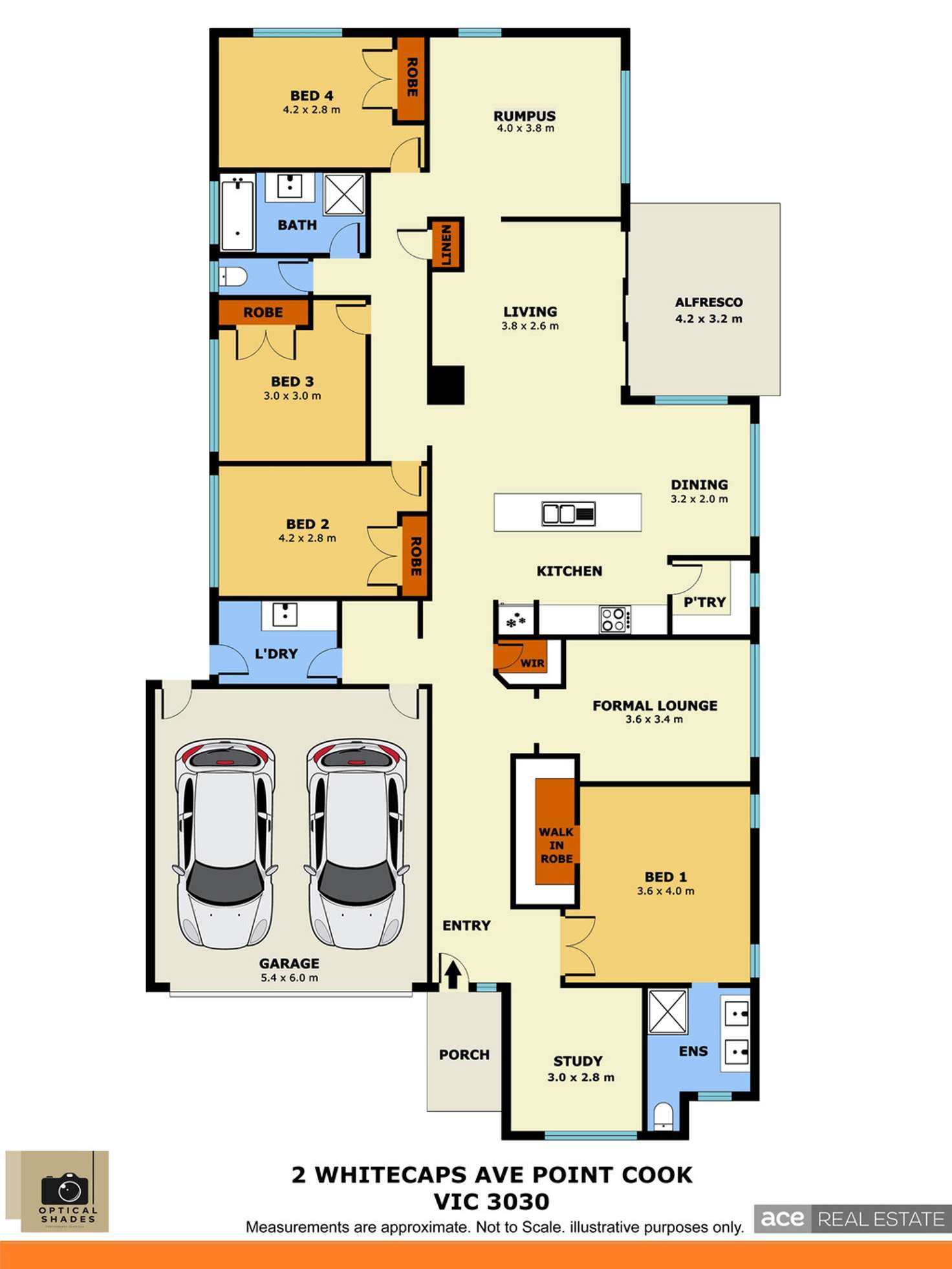 Floorplan of Homely house listing, 2 Whitecaps Avenue, Point Cook VIC 3030