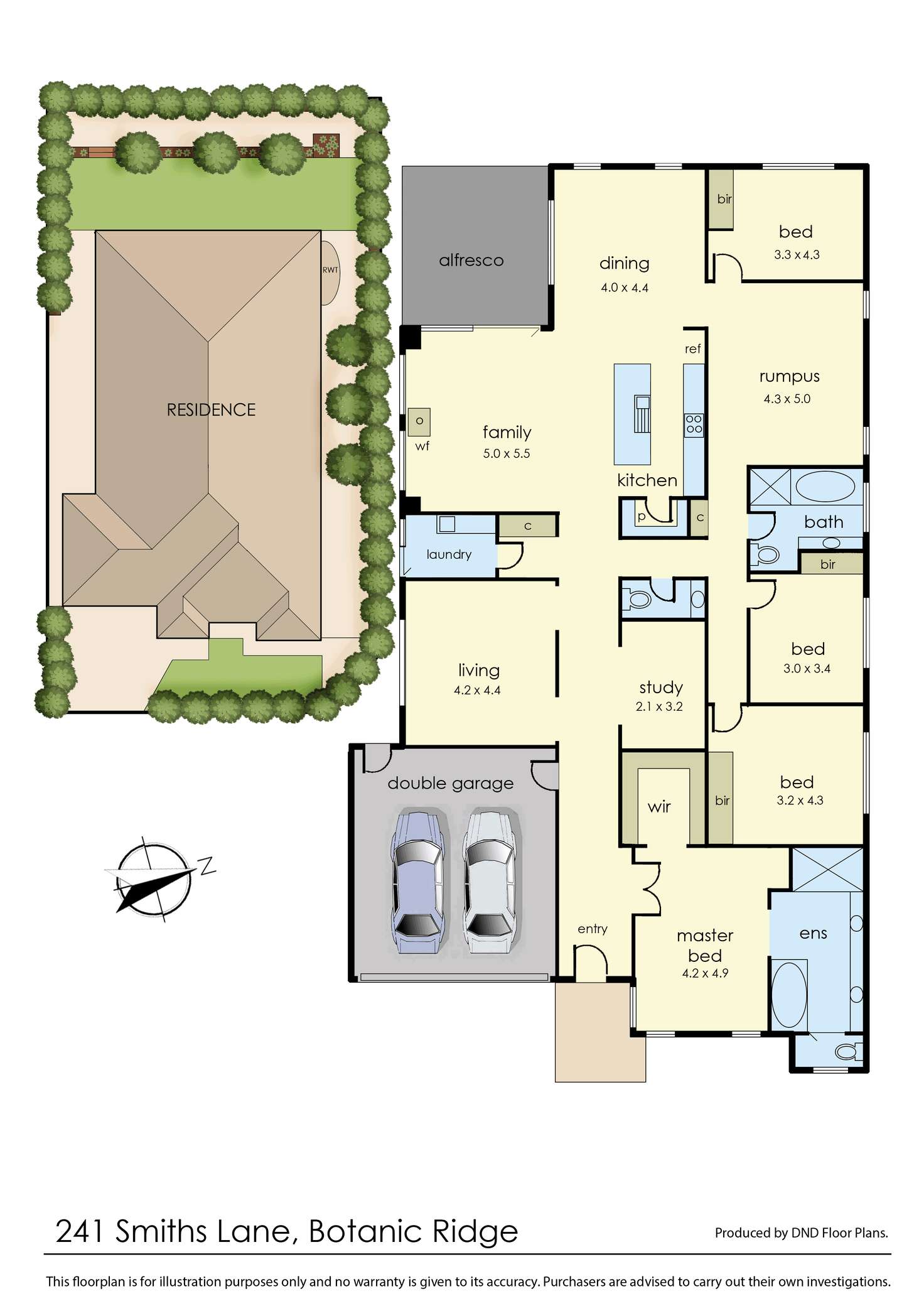 Floorplan of Homely house listing, 241 Smiths Lane, Botanic Ridge VIC 3977