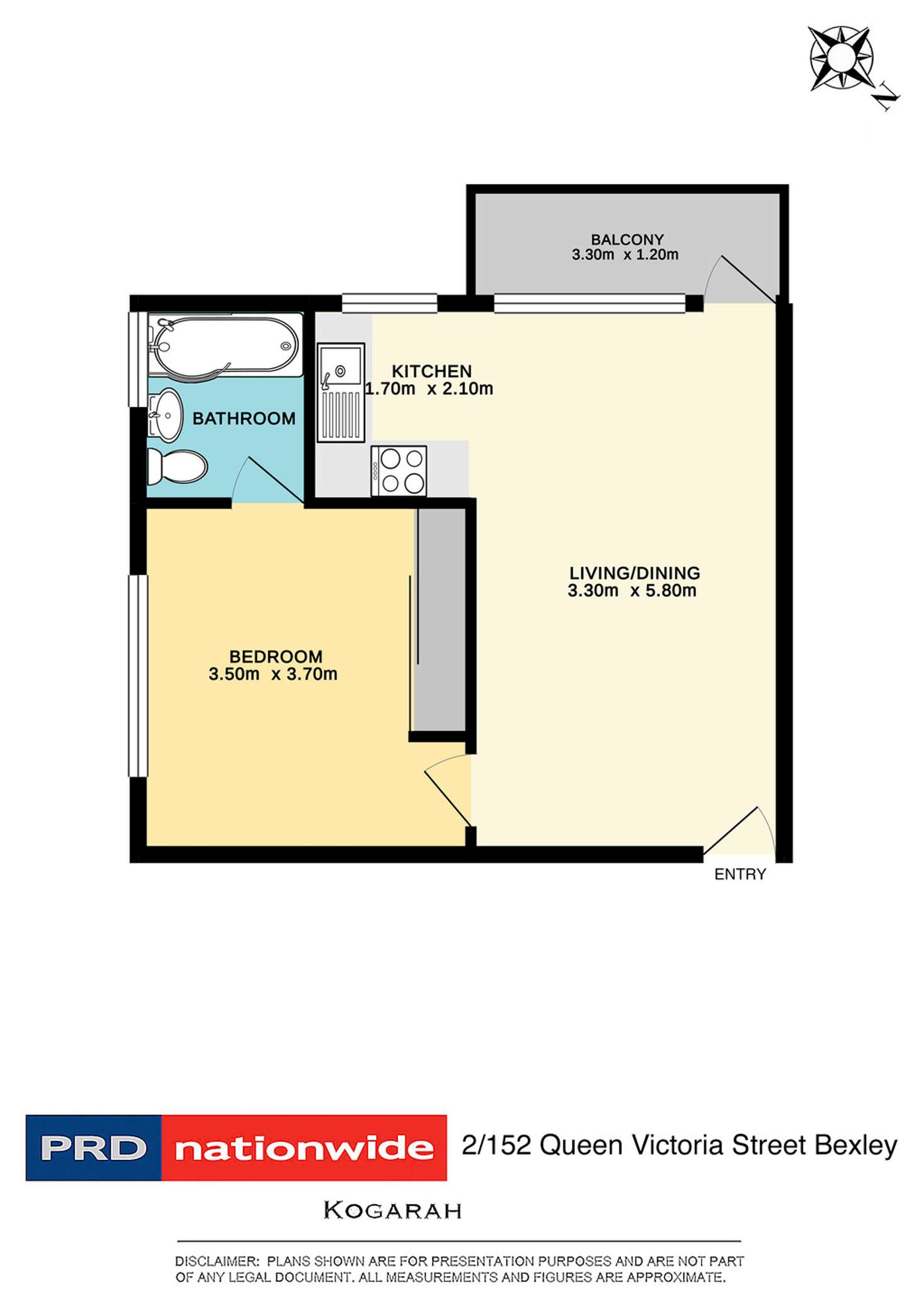 Floorplan of Homely unit listing, 2/152 Queen Victoria Street, Bexley NSW 2207