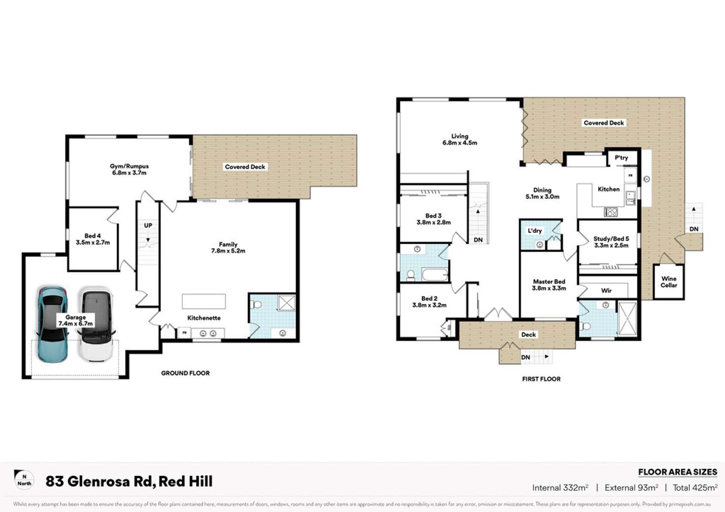 Floorplan of Homely house listing, 83 Glenrosa Road, Red Hill QLD 4059