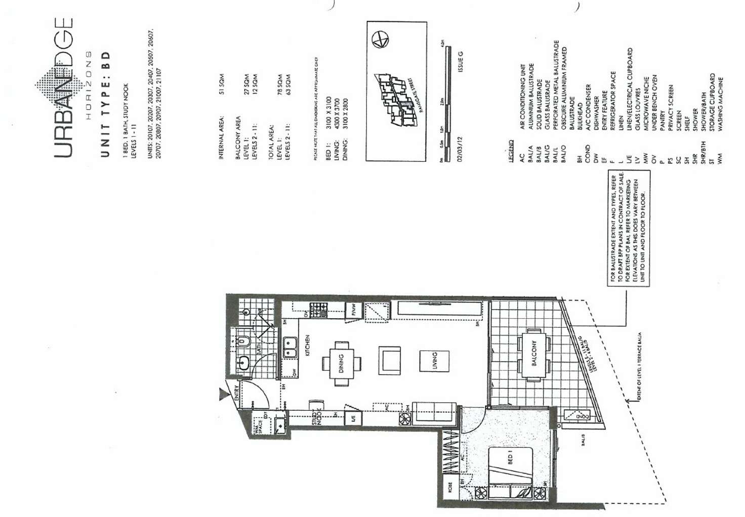 Floorplan of Homely apartment listing, 20507/63 Blamey Street, Kelvin Grove QLD 4059