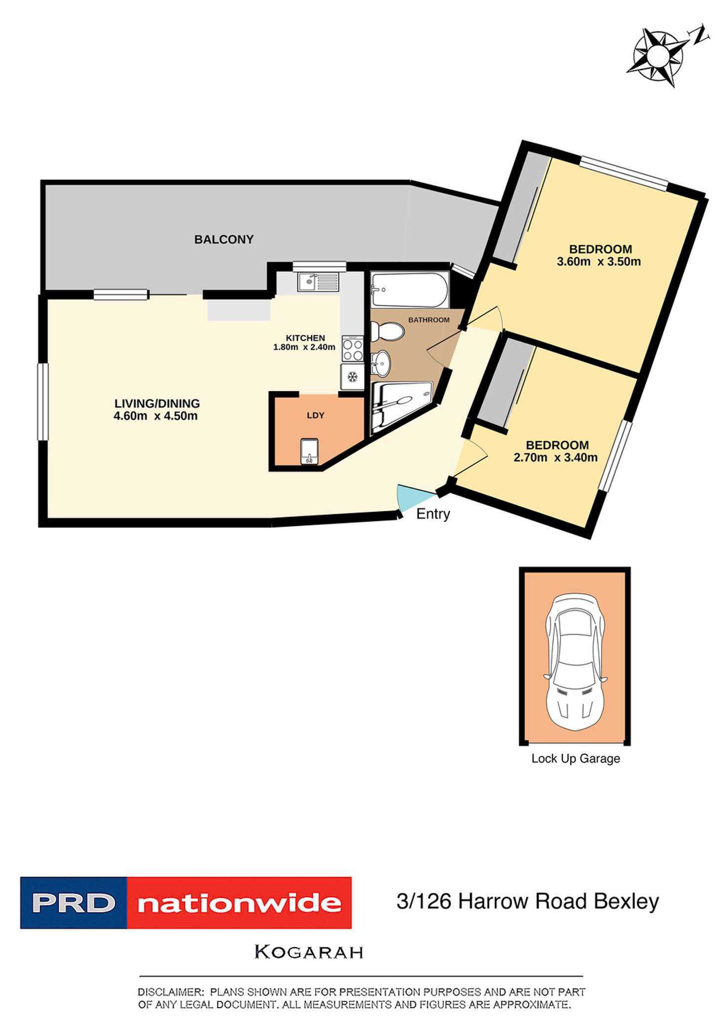 Floorplan of Homely unit listing, 3/126 Harrow Road, Bexley NSW 2207