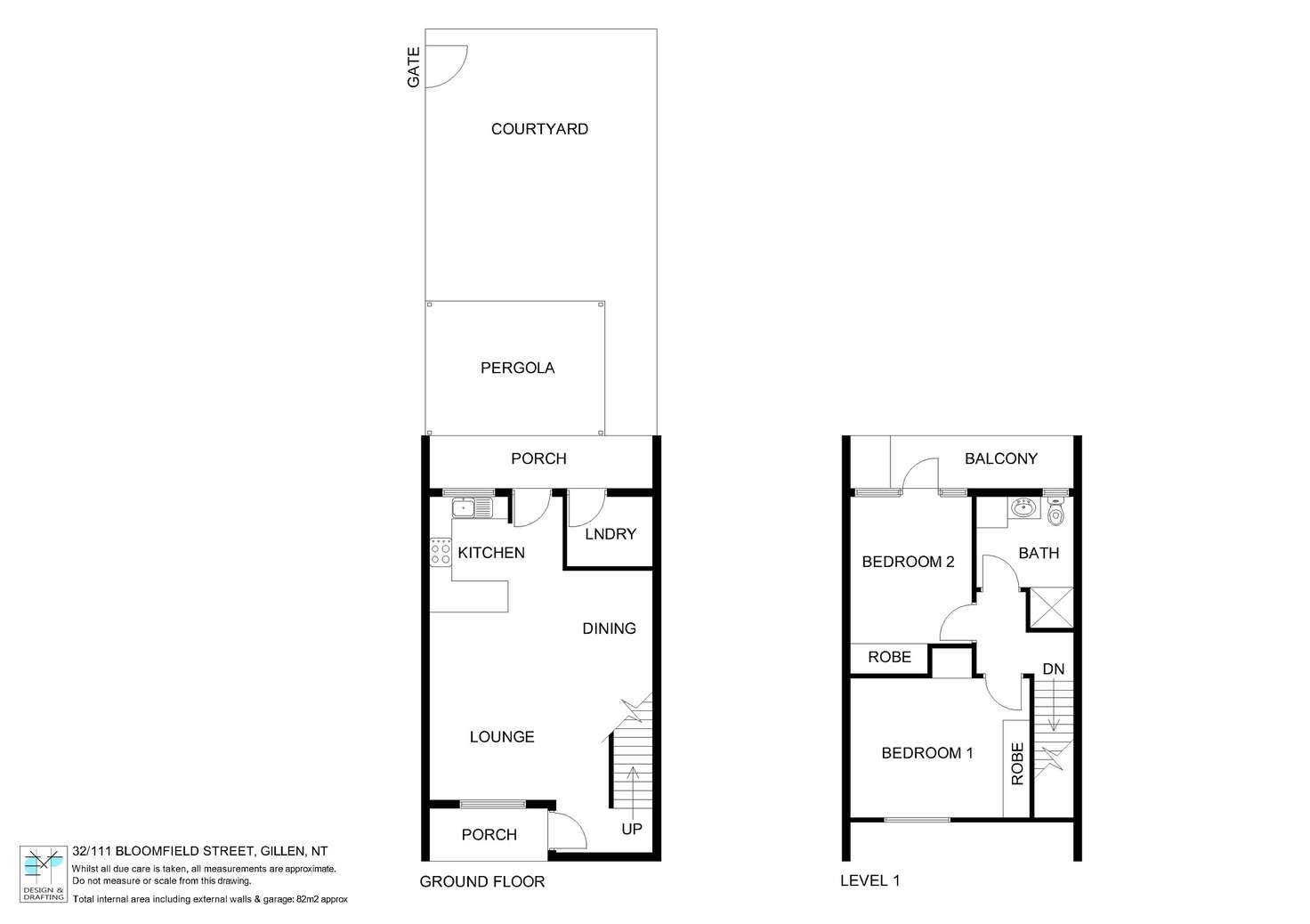 Floorplan of Homely unit listing, 32/111 Bloomfield Street, Gillen NT 870