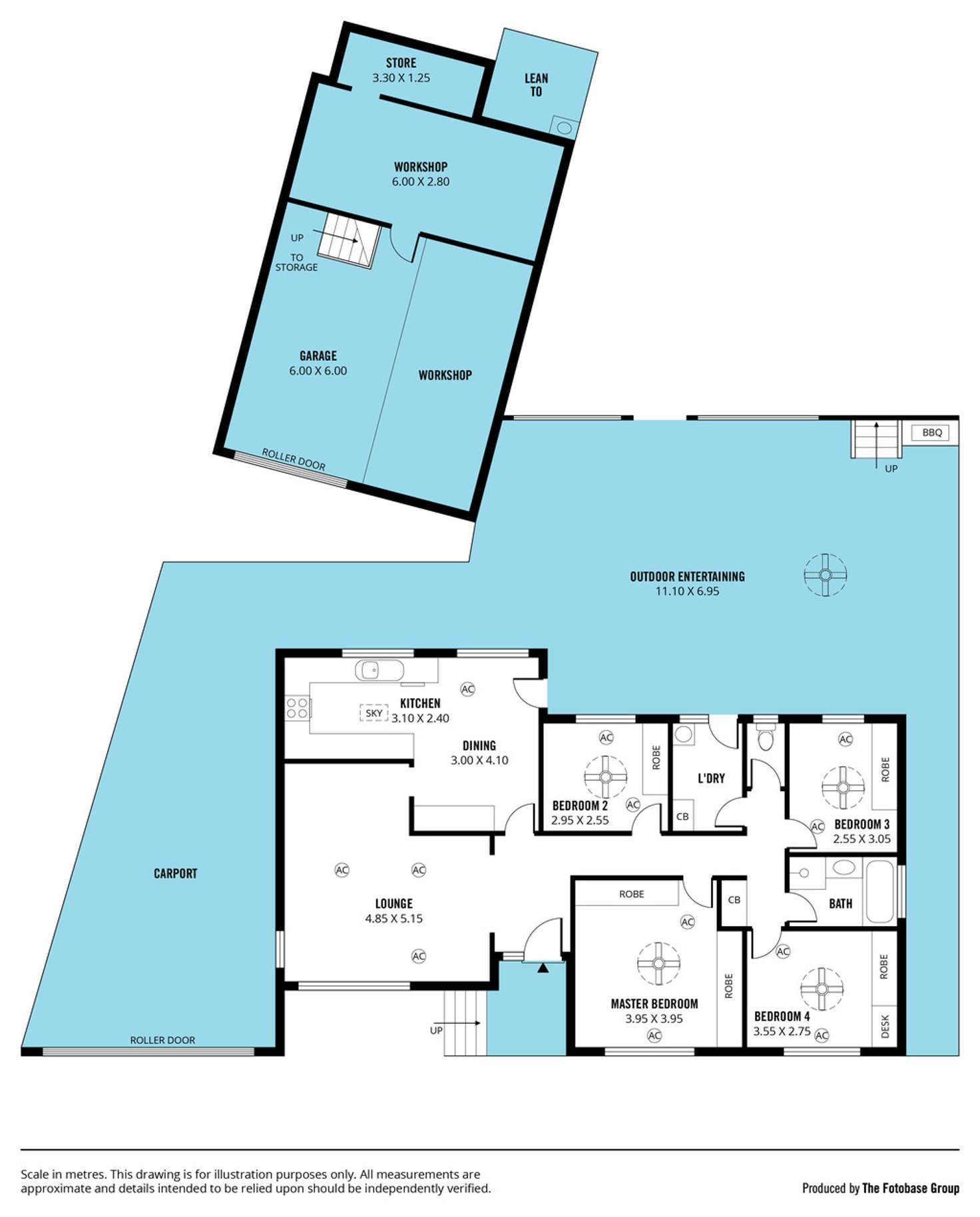 Floorplan of Homely house listing, 4 Parklands Crescent, Reynella SA 5161