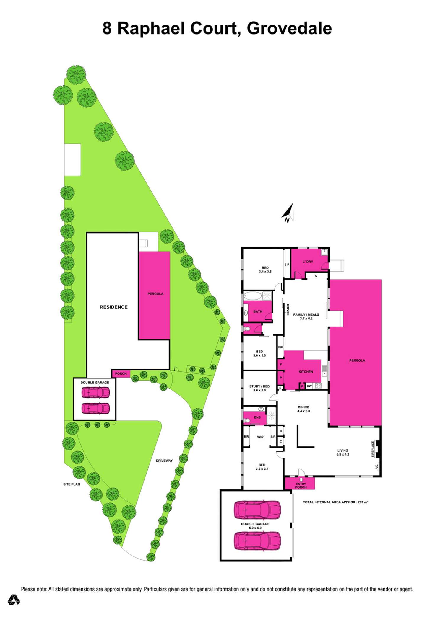 Floorplan of Homely house listing, 8 Raphael Court, Grovedale VIC 3216