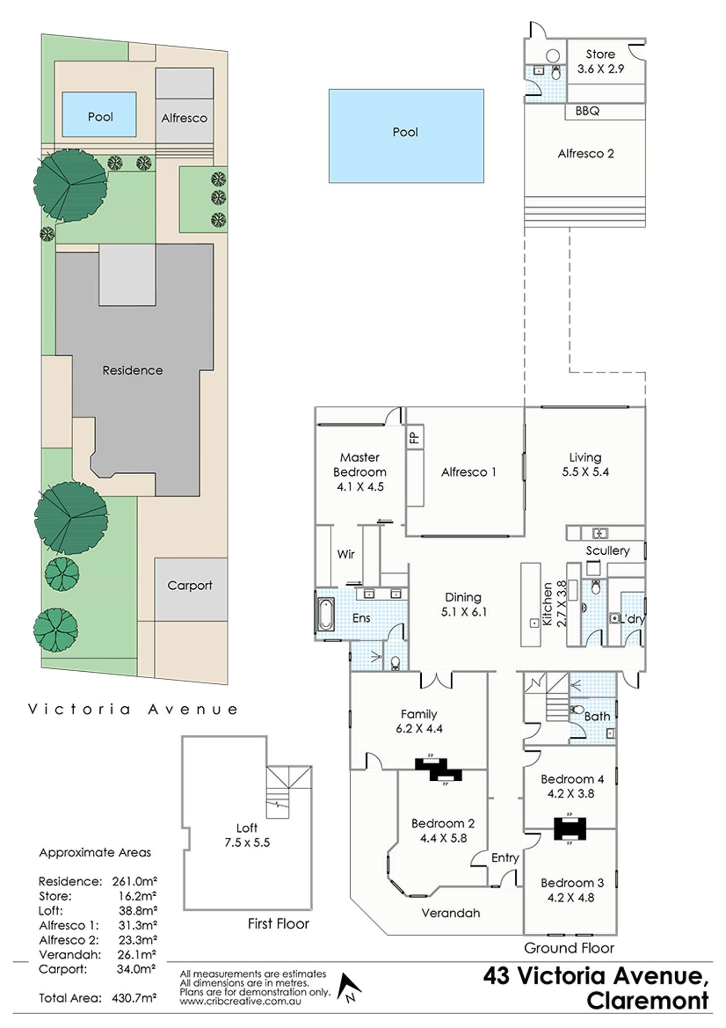 Floorplan of Homely house listing, 43 Victoria Avenue, Claremont WA 6010