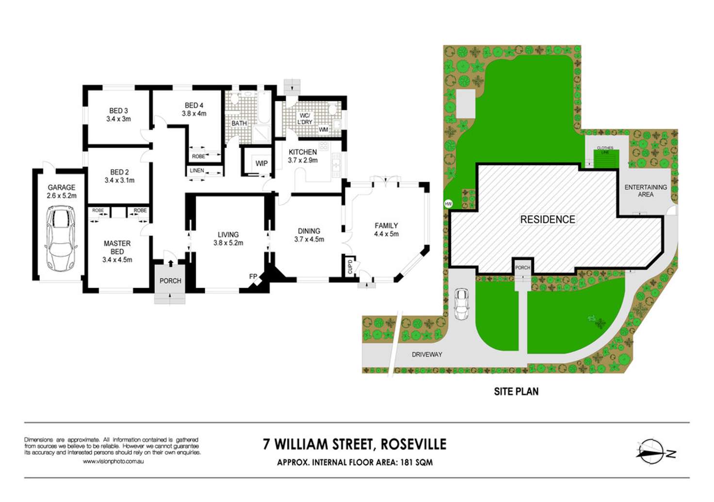 Floorplan of Homely house listing, 7 William Street, Roseville NSW 2069