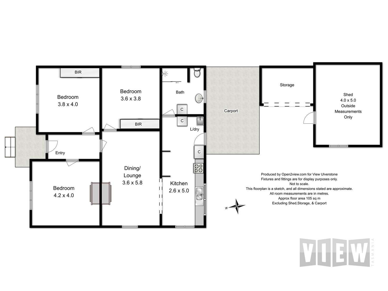 Floorplan of Homely house listing, 24 Water Street, Ulverstone TAS 7315