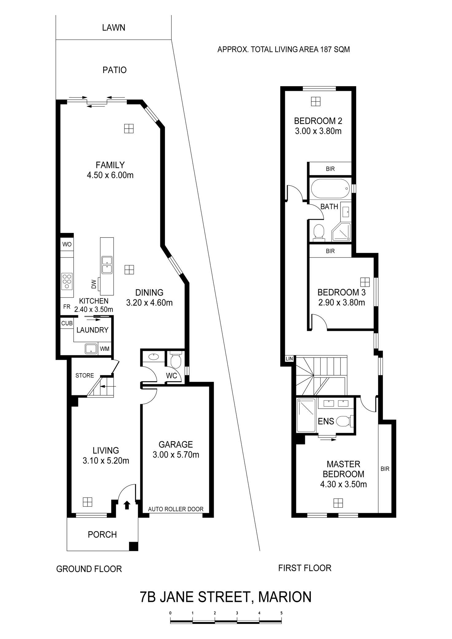 Floorplan of Homely house listing, 7B Jane Street, Marion SA 5043