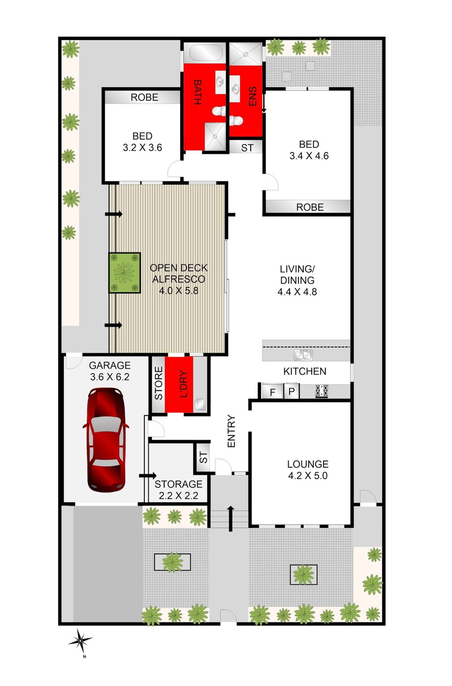 Floorplan of Homely house listing, 22 Argyle Street, Belmont VIC 3216
