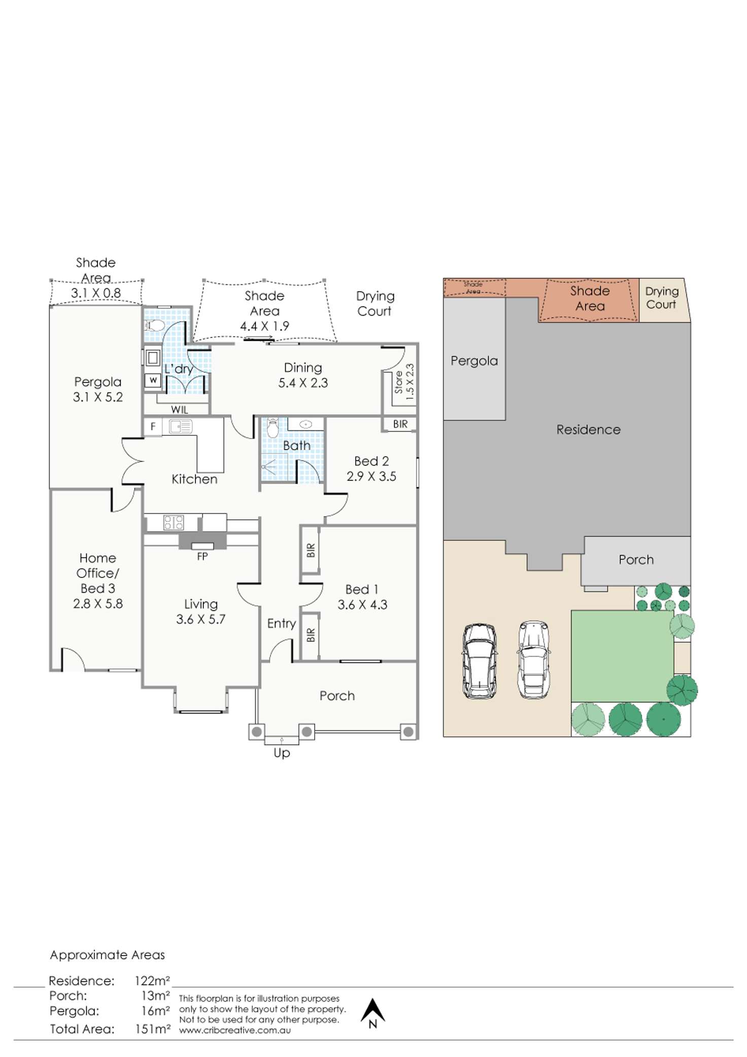 Floorplan of Homely house listing, 122a Salvado Road, Wembley WA 6014