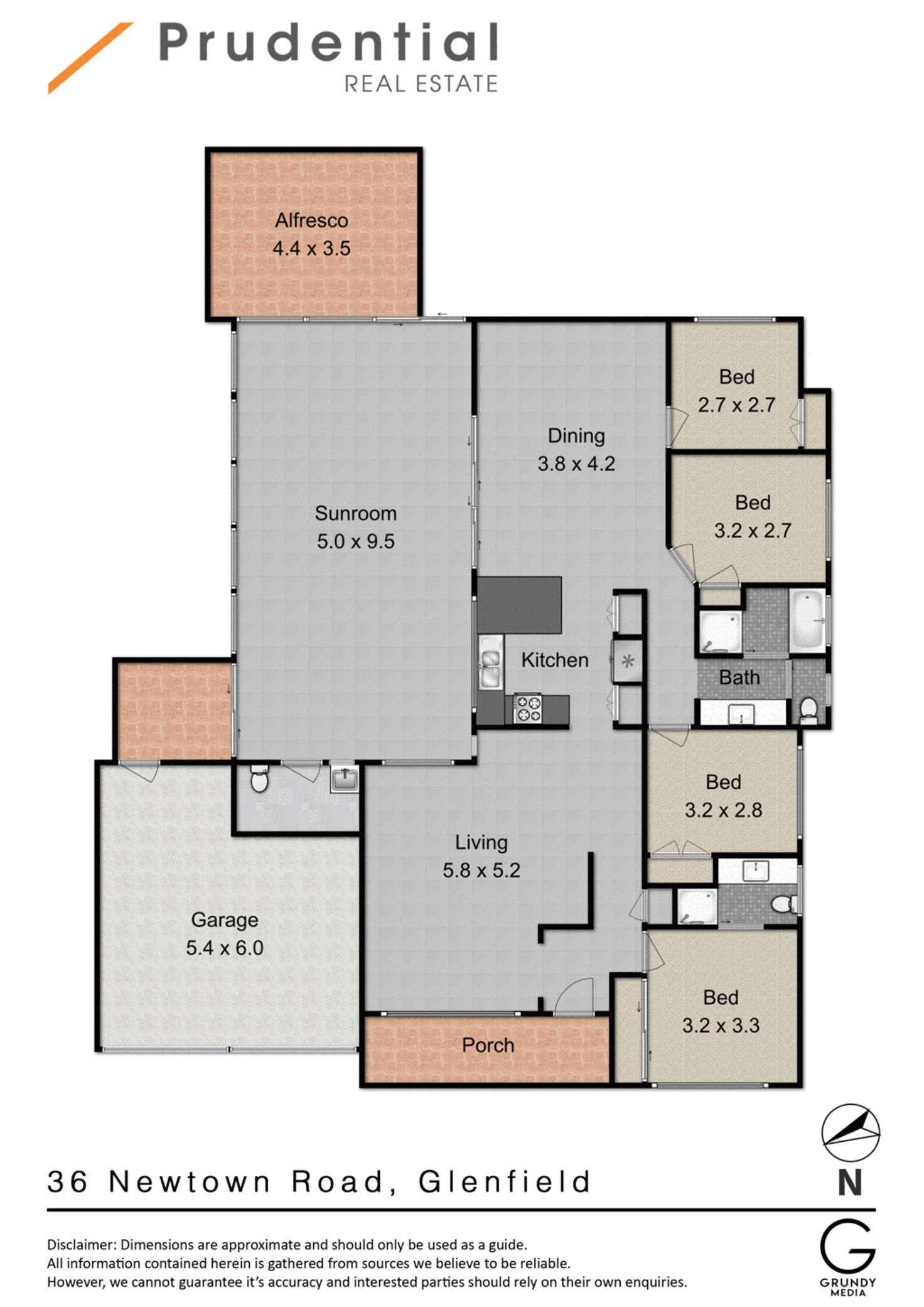 Floorplan of Homely house listing, 36 Newtown Road, Glenfield NSW 2167