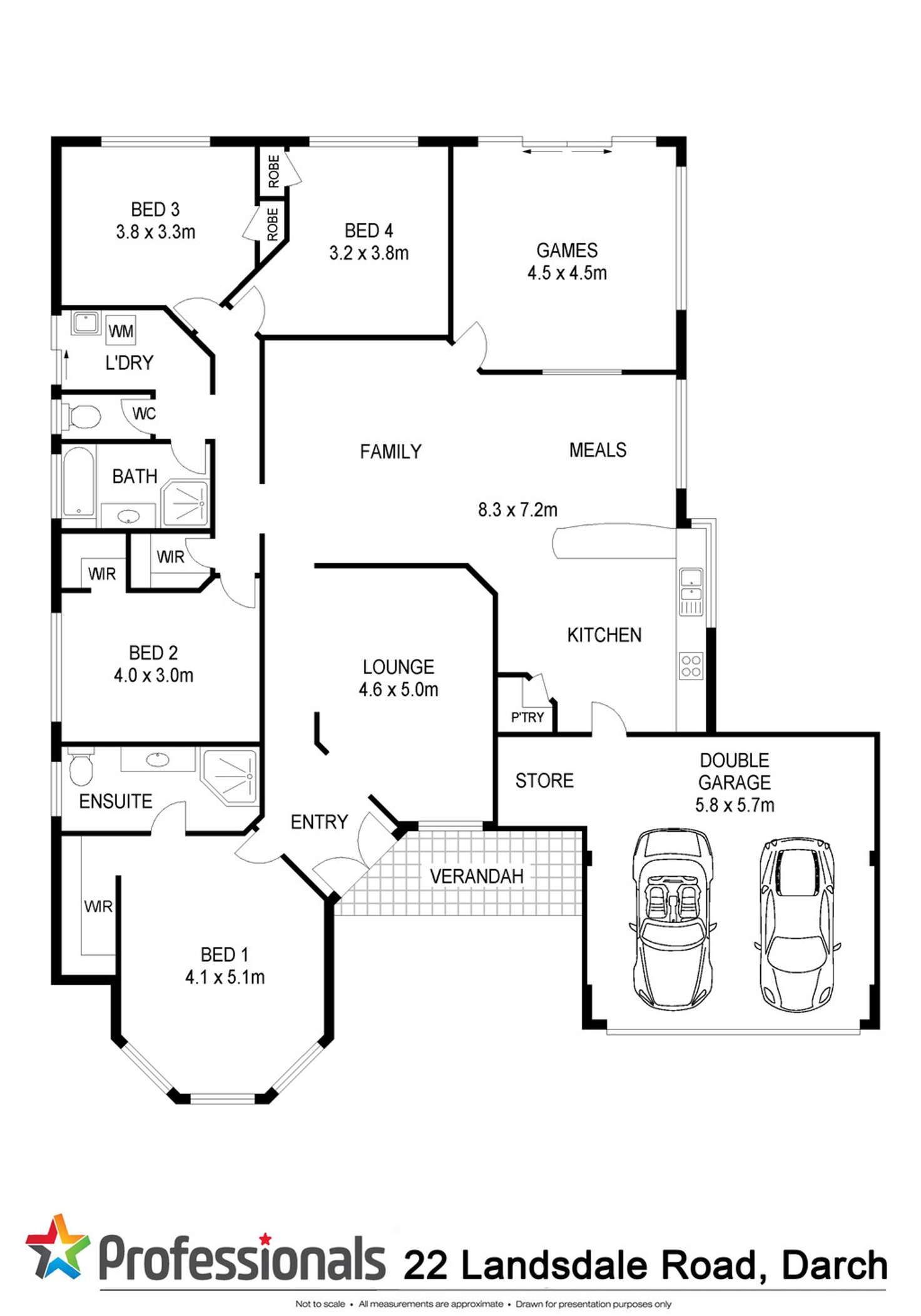 Floorplan of Homely house listing, 22 Landsdale Road, Darch WA 6065