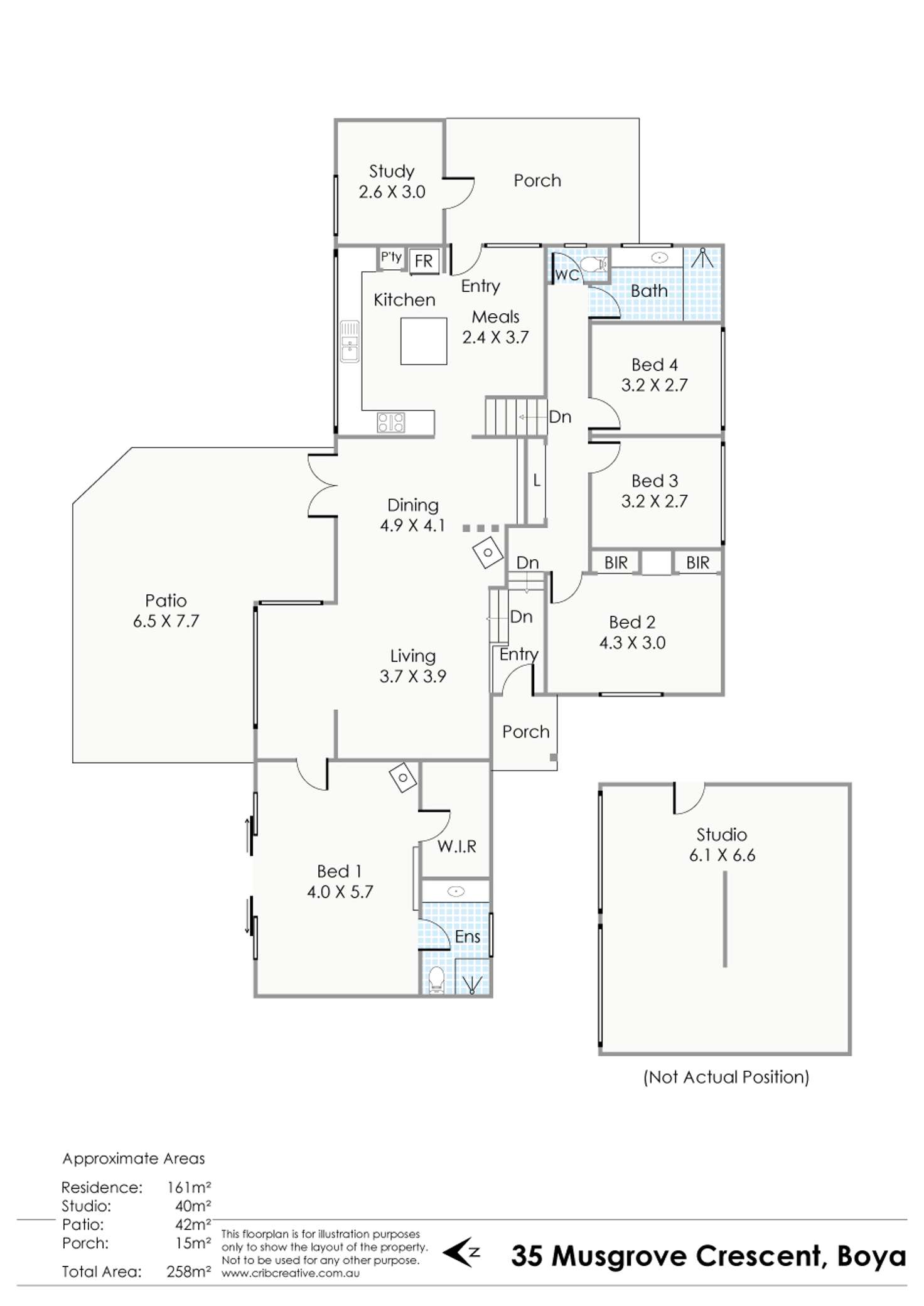 Floorplan of Homely house listing, 35 Musgrove Crescent, Boya WA 6056