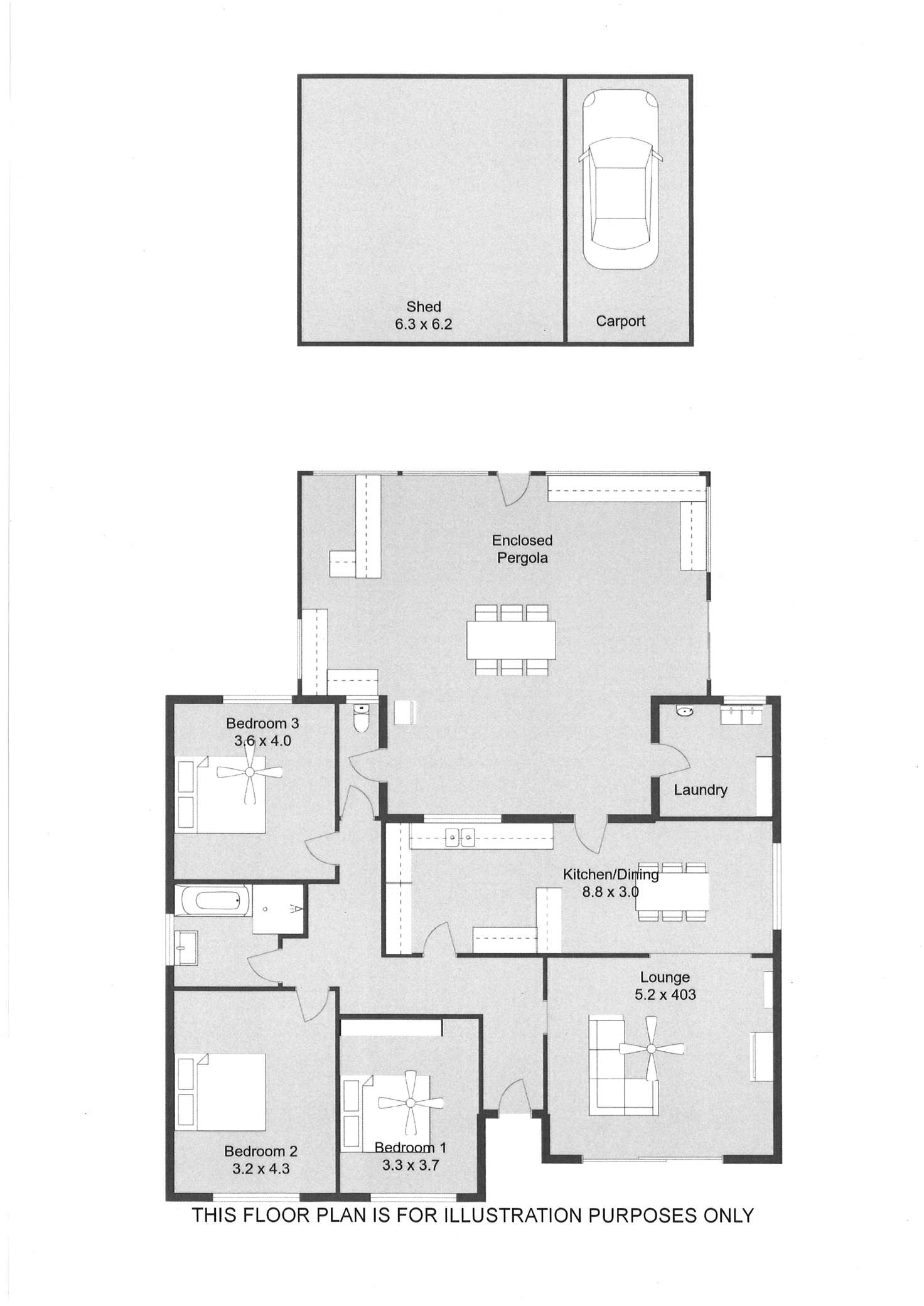 Floorplan of Homely house listing, 139 JENKINS TERRACE, Naracoorte SA 5271