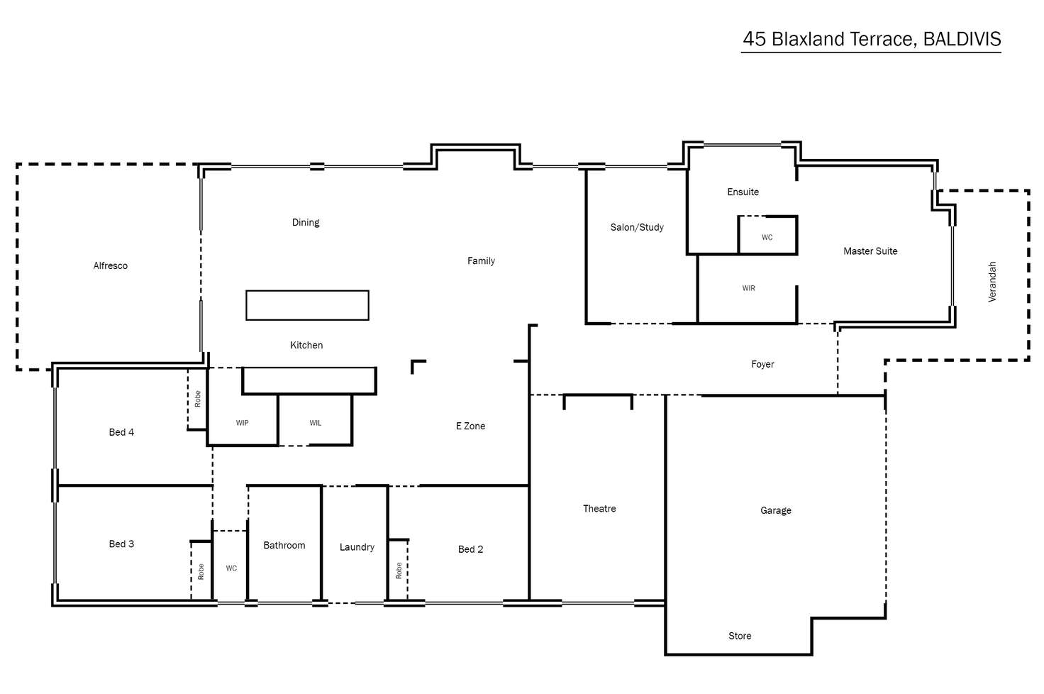 Floorplan of Homely house listing, 45 Blaxland Terrace, Baldivis WA 6171