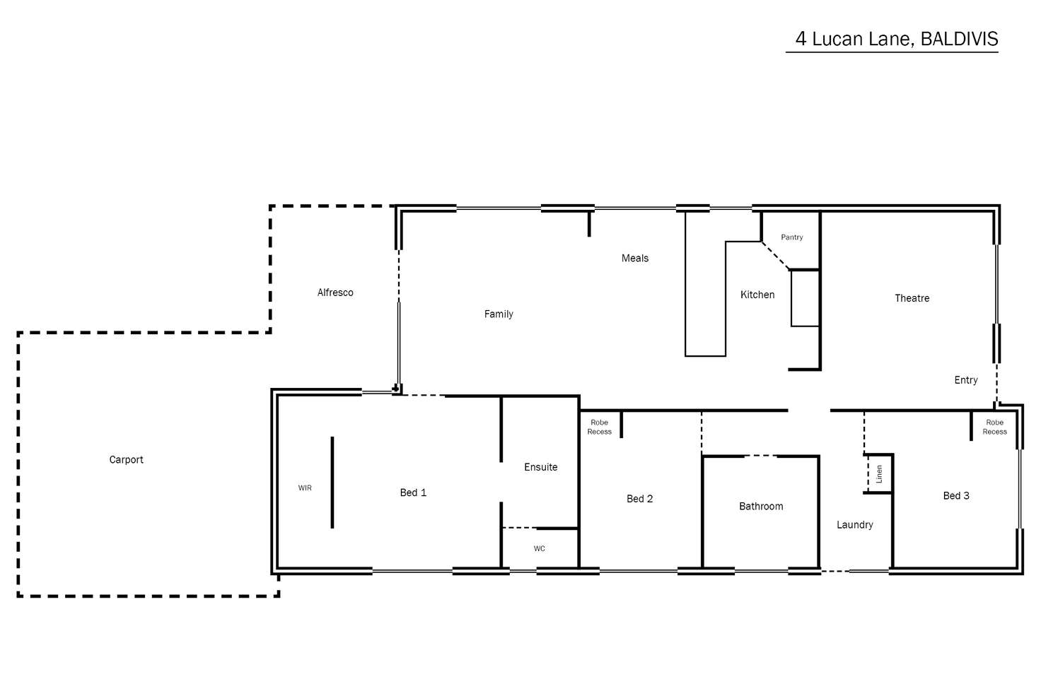 Floorplan of Homely house listing, 4 Lucan Lane, Baldivis WA 6171