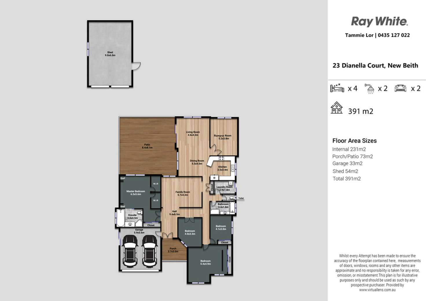 Floorplan of Homely house listing, 23-27 Dianella Court, New Beith QLD 4124