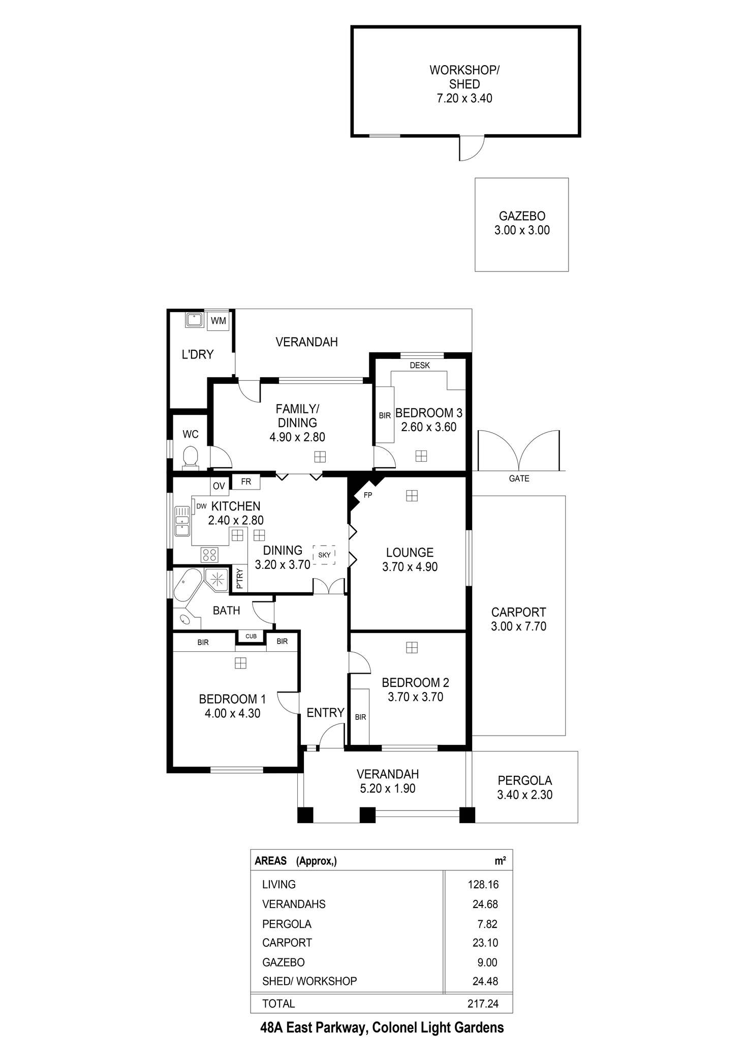 Floorplan of Homely house listing, 48A East Parkway, Colonel Light Gardens SA 5041