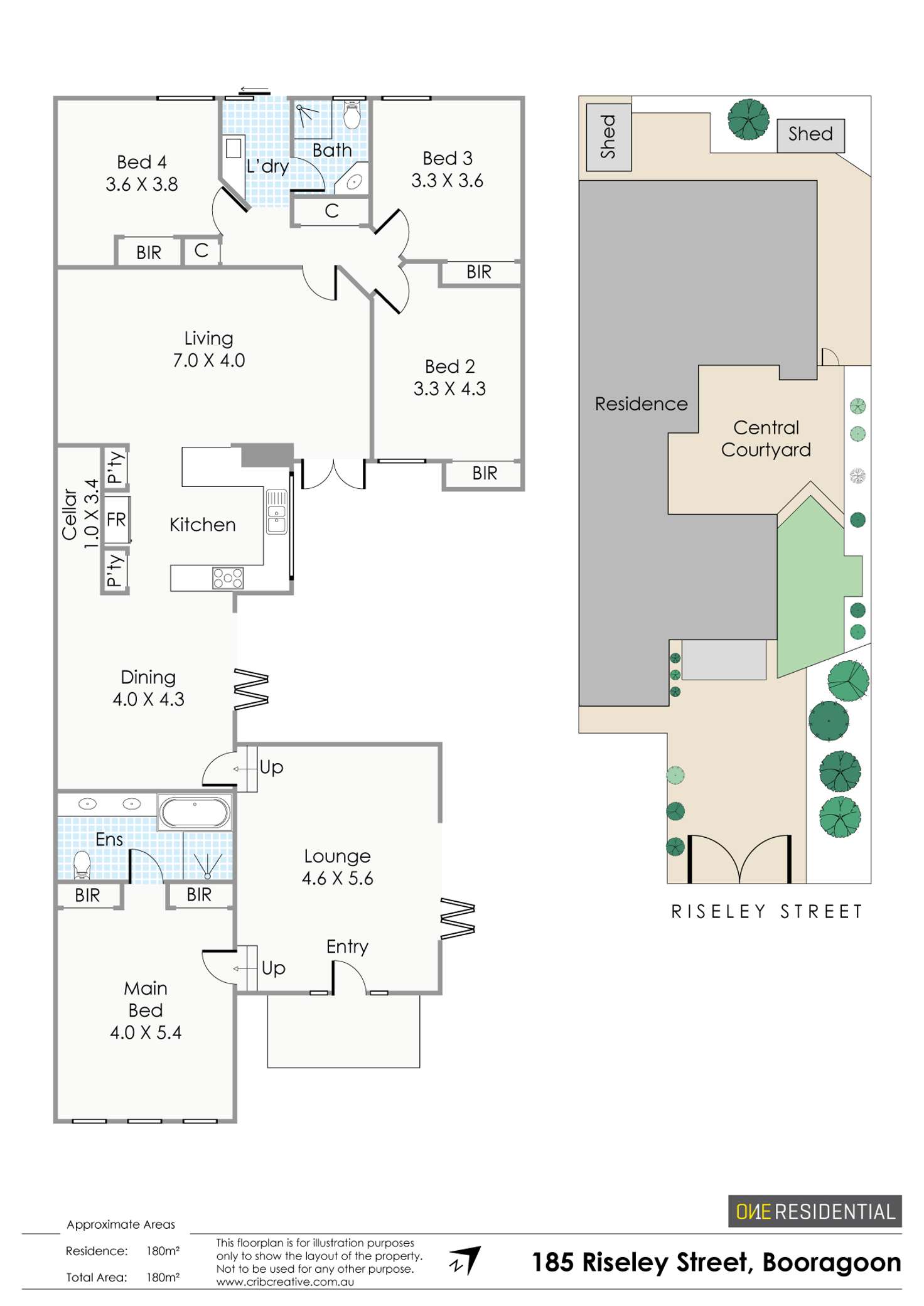 Floorplan of Homely house listing, 185A Riseley Street, Booragoon WA 6154