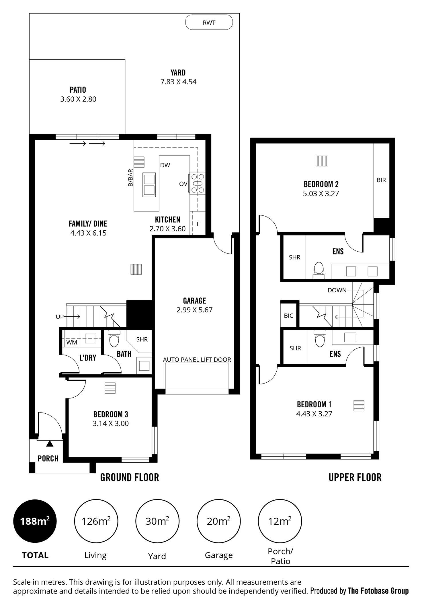 Floorplan of Homely townhouse listing, 1E Douglas Grove, Glenelg North SA 5045