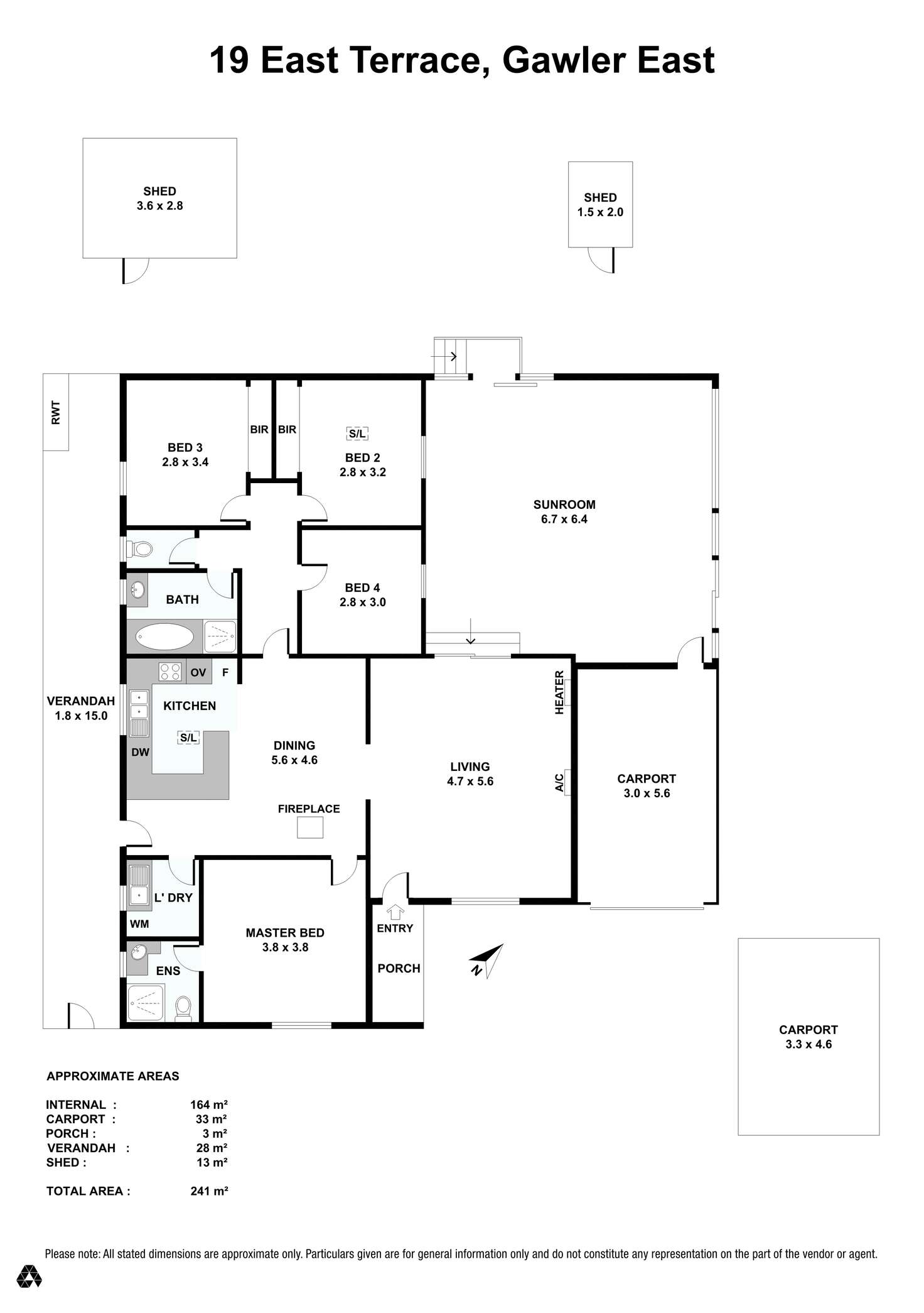 Floorplan of Homely house listing, 19 East Terrace, Gawler East SA 5118