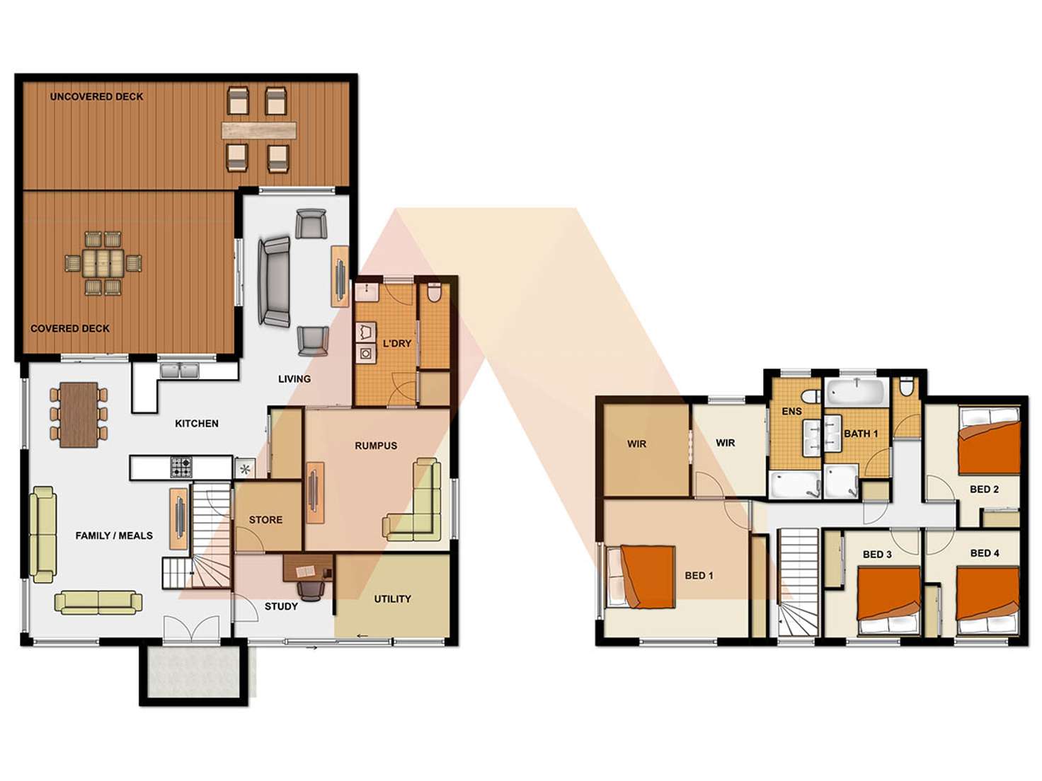 Floorplan of Homely house listing, 53 Andromeda Avenue, Tanah Merah QLD 4128