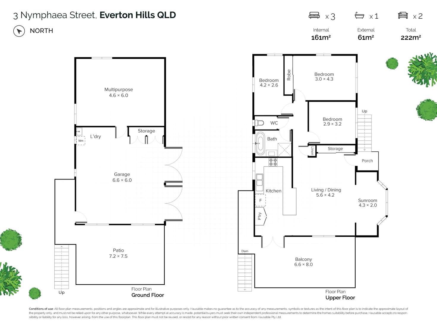 Floorplan of Homely house listing, 3 Nymphaea Street, Everton Hills QLD 4053