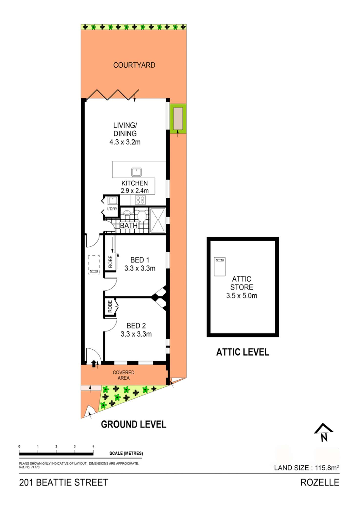 Floorplan of Homely house listing, 201 Beattie Street, Rozelle NSW 2039